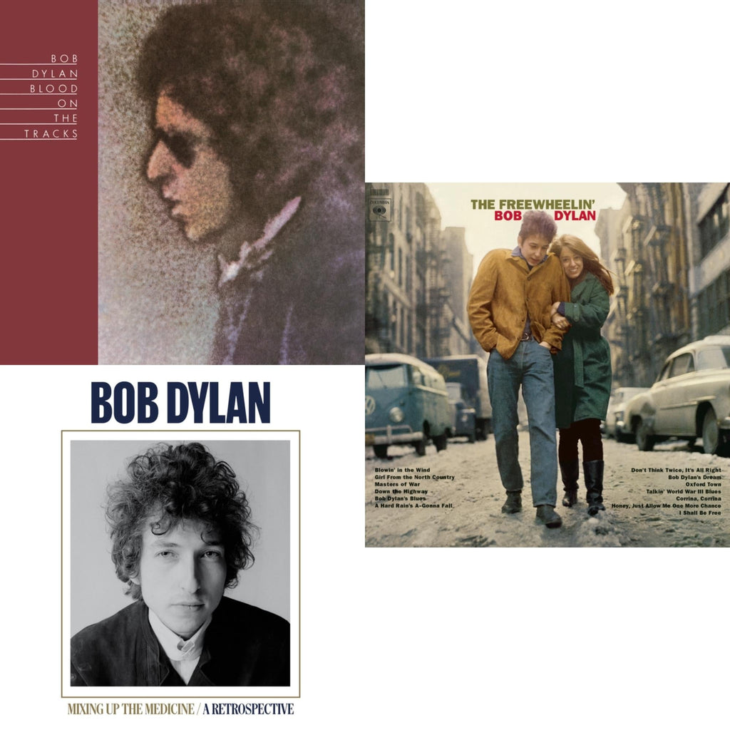Blood On The Tracks (150G/Dl Insert) & Mixing Up The Medicine & Freewheelin Bob Dylan (140G/Dl Code)