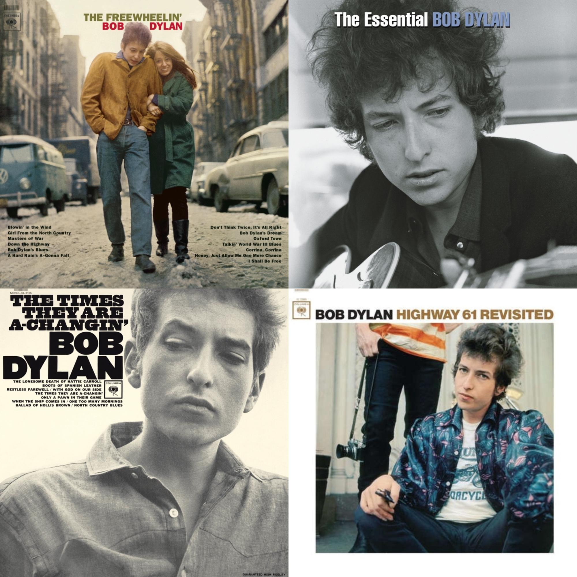 Times They Are A-Changin (Mono) & Highway 61 Revisited & Essential Bob Dylan & Freewheelin Bob Dylan (140G/Dl Code)