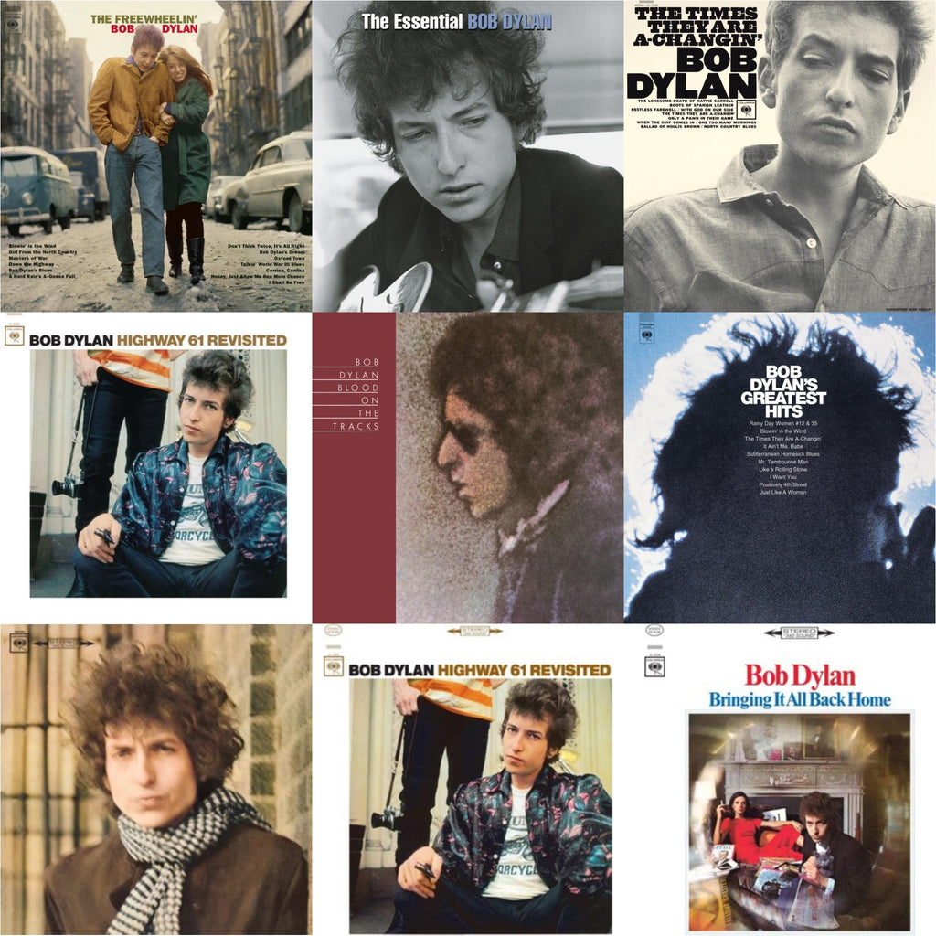 Blood On The Tracks (150G/Dl Insert) & Bringing It All Back Home & Highway 61 Revisited & Blonde On Blonde & Times They Are A-Changin (Mono) & Highway 61 Revisited & Essential Bob Dylan & Freewheelin Bob Dylan (140G/Dl Code) & Greatest Hits (150G/Dl Card)