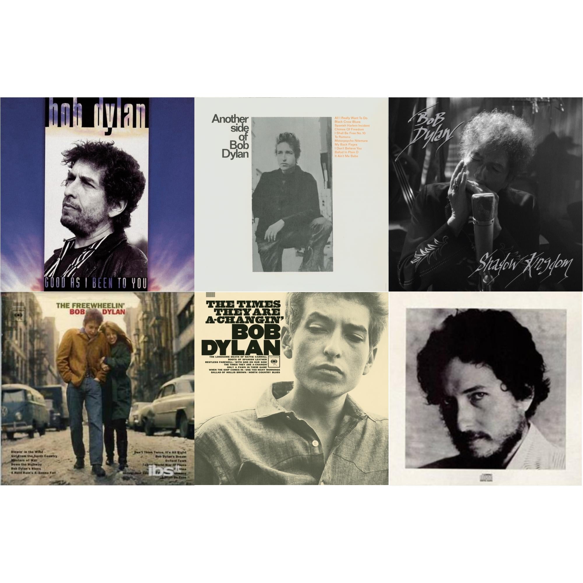 Shadow Kingdom & Freewheelin Bob Dylan & Times They Are A-Changin & New Morning & Good As I Been To You & Another Side Of Bob Dylan