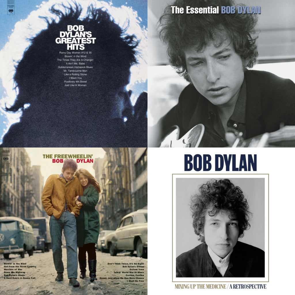 Mixing Up The Medicine & Essential Bob Dylan & Freewheelin Bob Dylan (140G/Dl Code) & Greatest Hits (150G/Dl Card)