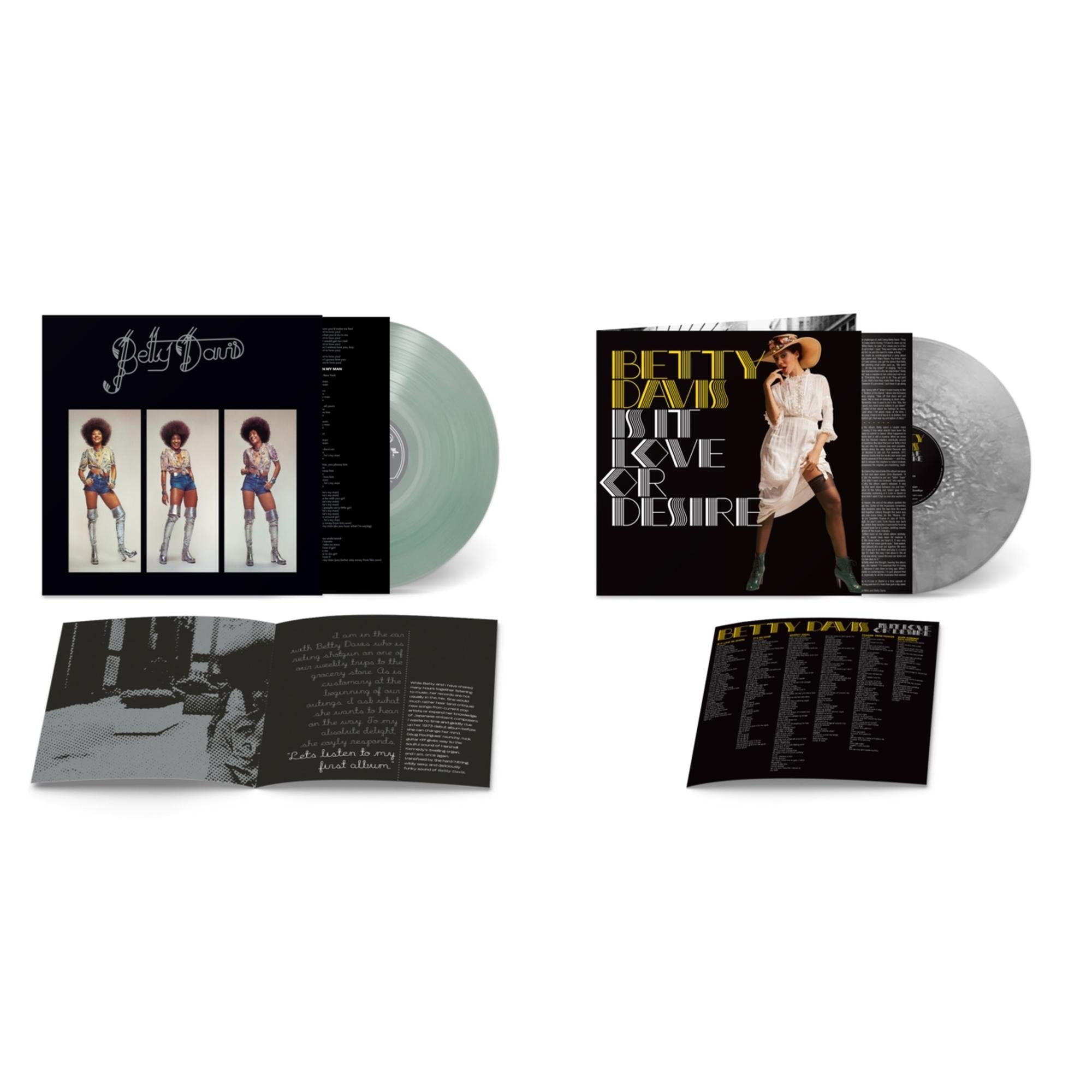 Betty Davis (Clear LP Vinyl) & Is It Love Or Desire (Silver LP Vinyl)