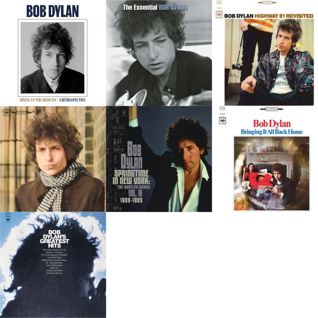 Springtime In New York: The Bootleg Series Vol. 16 (1980-1985) (2LP) & Bringing It All Back Home & Highway 61 Revisited & Blonde On Blonde & Mixing Up The Medicine & Essential Bob Dylan & Greatest Hits (150G/Dl Card)