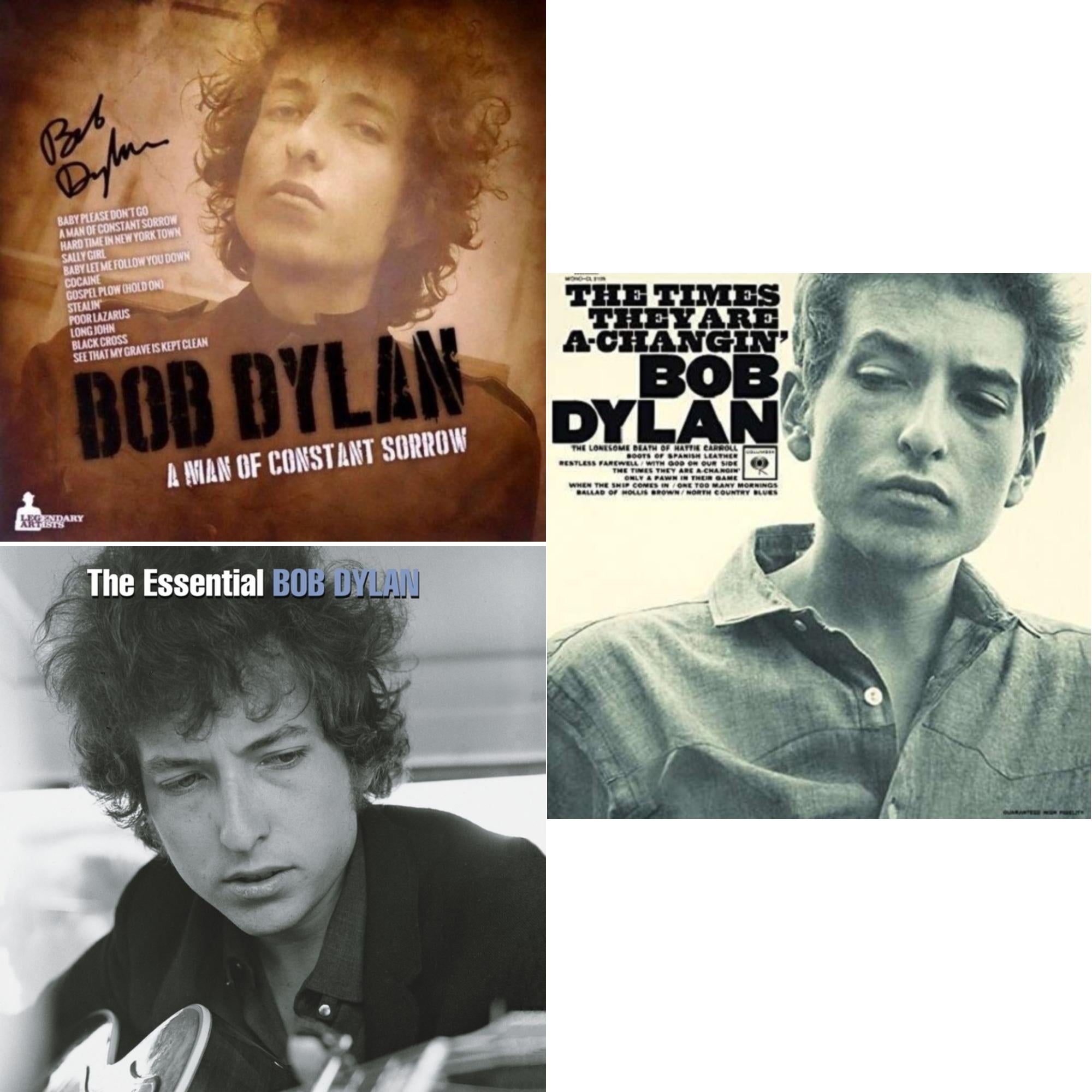 Man Of Constant Sorrow & Essential Bob Dylan & Times They Are A Changin