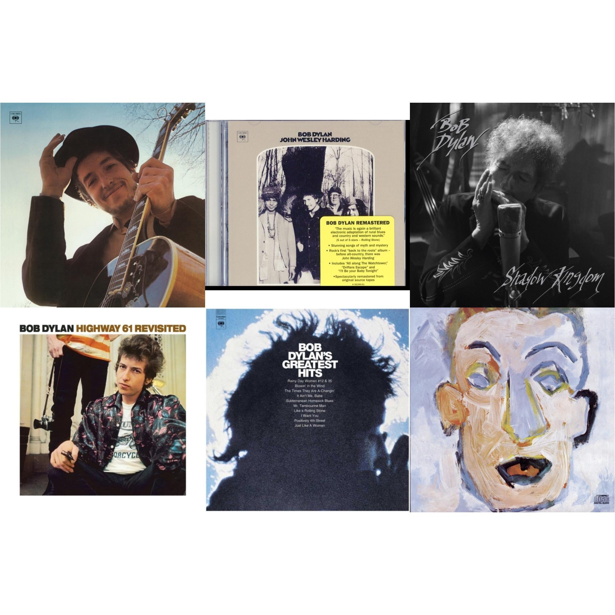 Greatest Hits Vol.1 & Shadow Kingdom & Nashville Skyline & John Wesley Harding & Highway 61 Revisited & Self Portrait