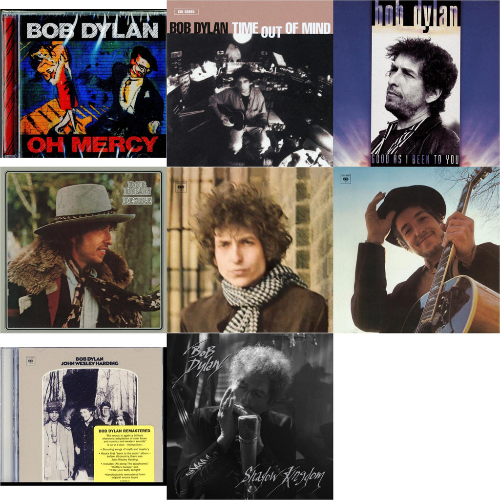 Time Out Of Mind & Shadow Kingdom & Oh Mercy & Desire & Nashville Skyline & John Wesley Harding & Blonde On Blonde & Good As I Been To You
