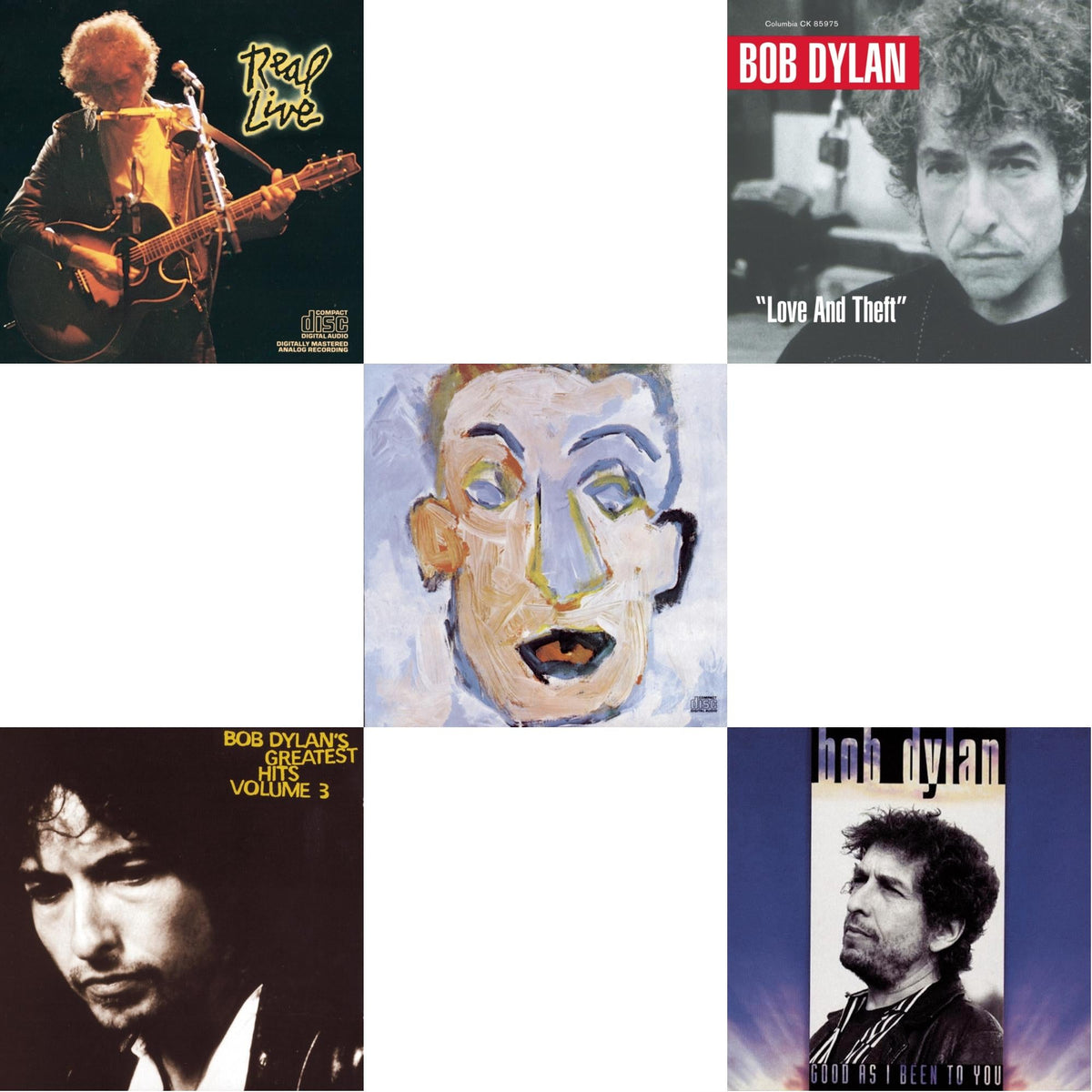 Good As I Been To You & Real Live & Greatest Hits Vol.3 & Self Portrait & Love & Theft