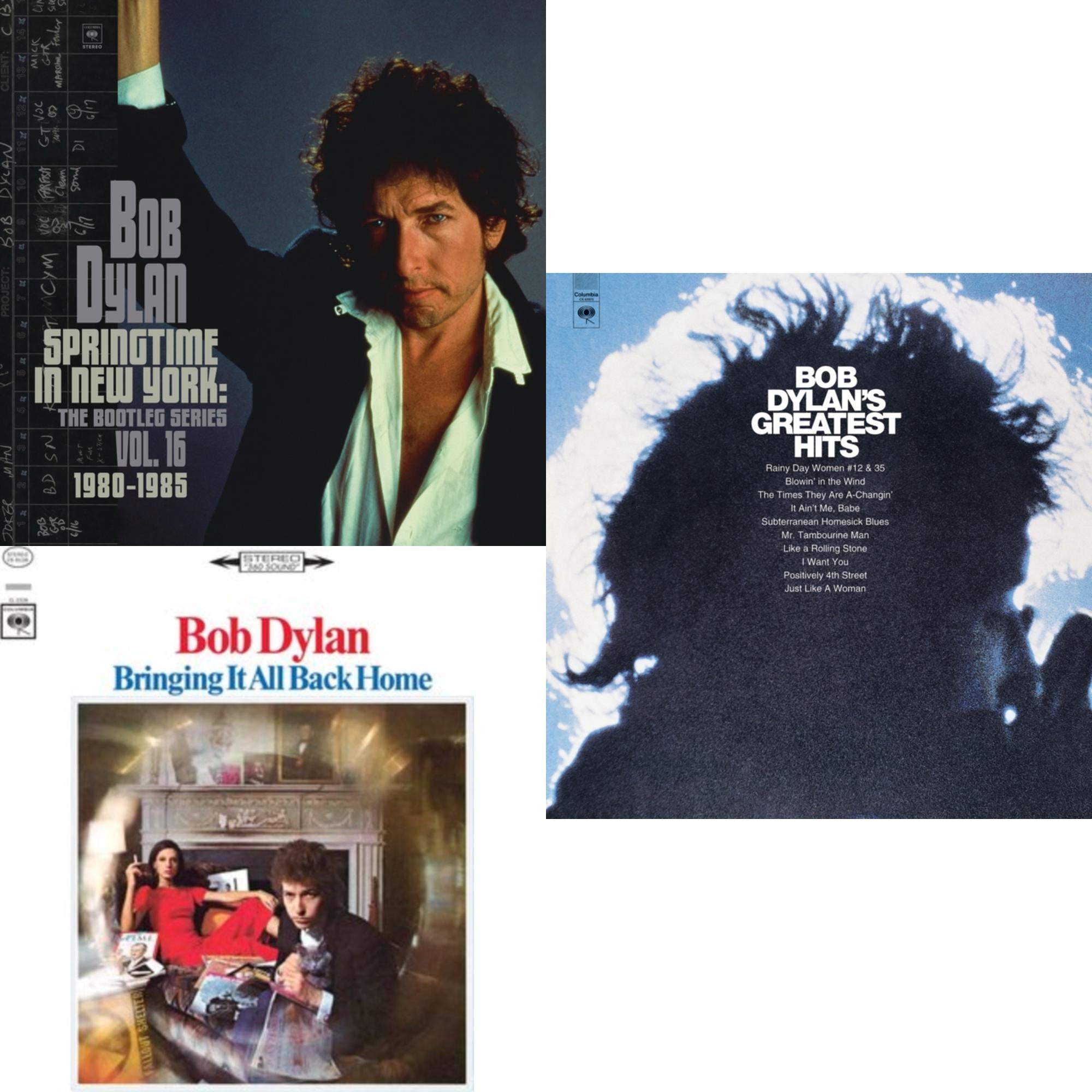 Springtime In New York: The Bootleg Series Vol. 16 (1980-1985) (2LP) & Bringing It All Back Home & Greatest Hits (150G/Dl Card)