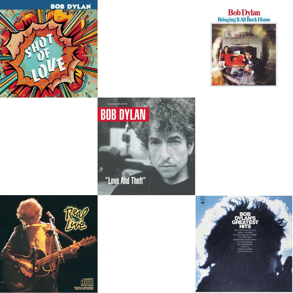 Greatest Hits Vol.1 & Bringing It All Back Home & Shot Of Love & Real Live & Love & Theft