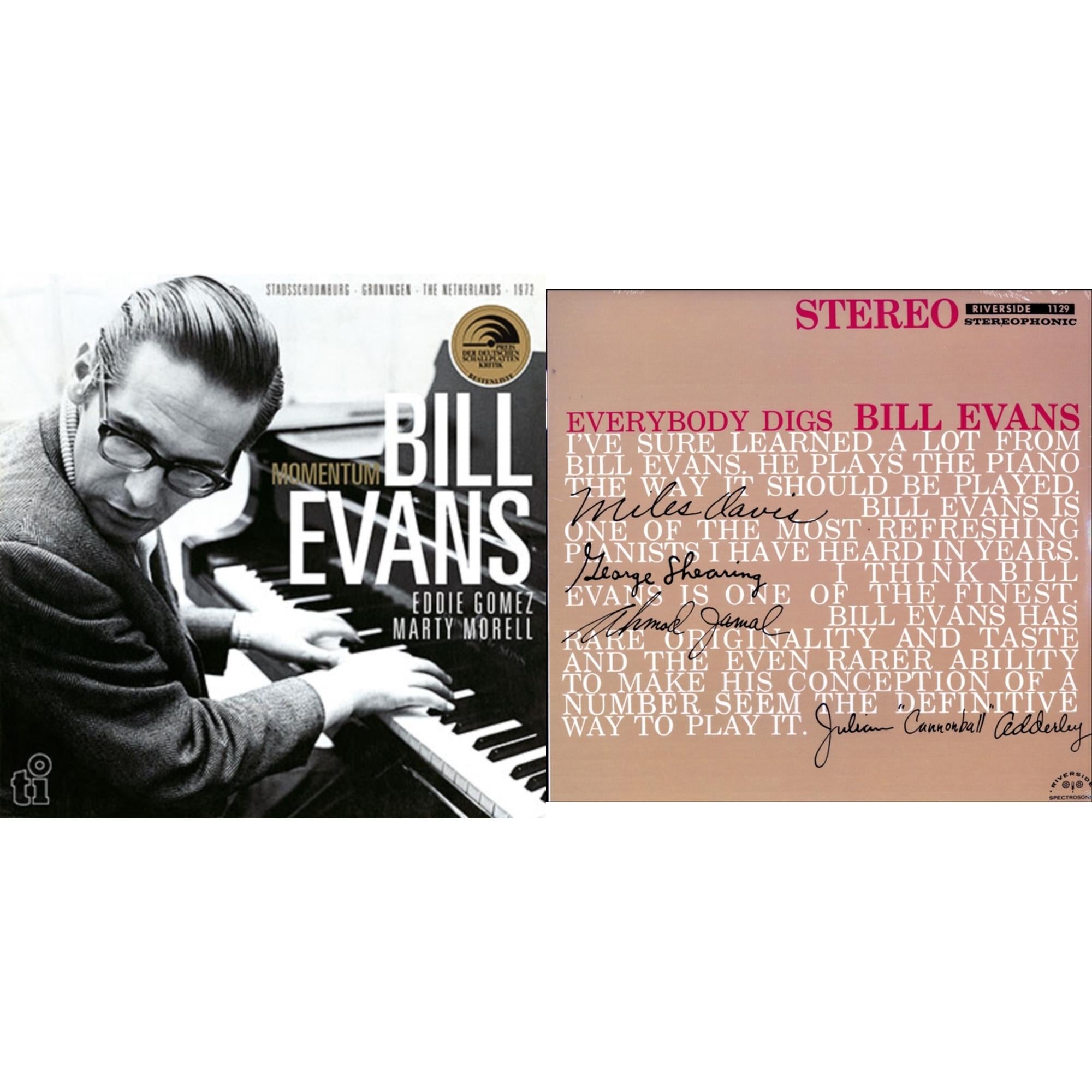 Bill Evans - Momentum (2LP/180G) & Everybody Digs Bill Evans