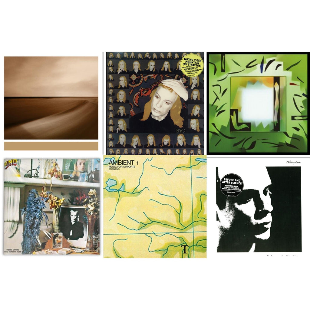 Brian Eno - Small Craft On A Milk Sea (2LP/Dl Card) & Taking Tiger Mountain (By Strategy) (140G/2017 Master) & Shutov Assembly (2LP/Gatefold/Dl) & Here Come The Warm Jets (140G/2017 Master) & Ambient 1: Music For Airports & Before And After Science