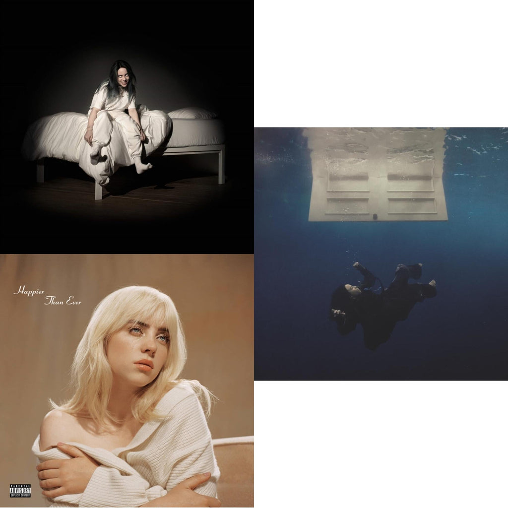 Happier Than Ever (2LP/Recycled Vinyl/Rainbow Foil Jacket) (Rsd) & Hit Me Hard & Soft (Recycled Black LP Vinyl) & When We All Fall Asleep, Where Do We Go? (Pale Yellow LP Vinyl)