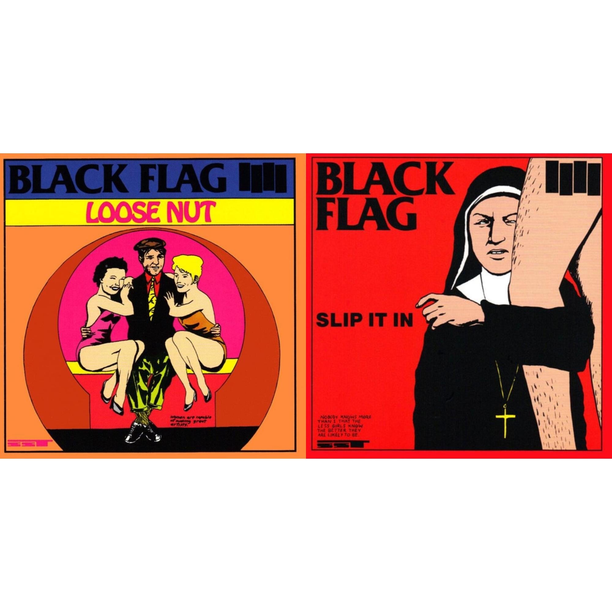 Black Flag - Loose Nut & Slip It In - LP Vinyl Bundle