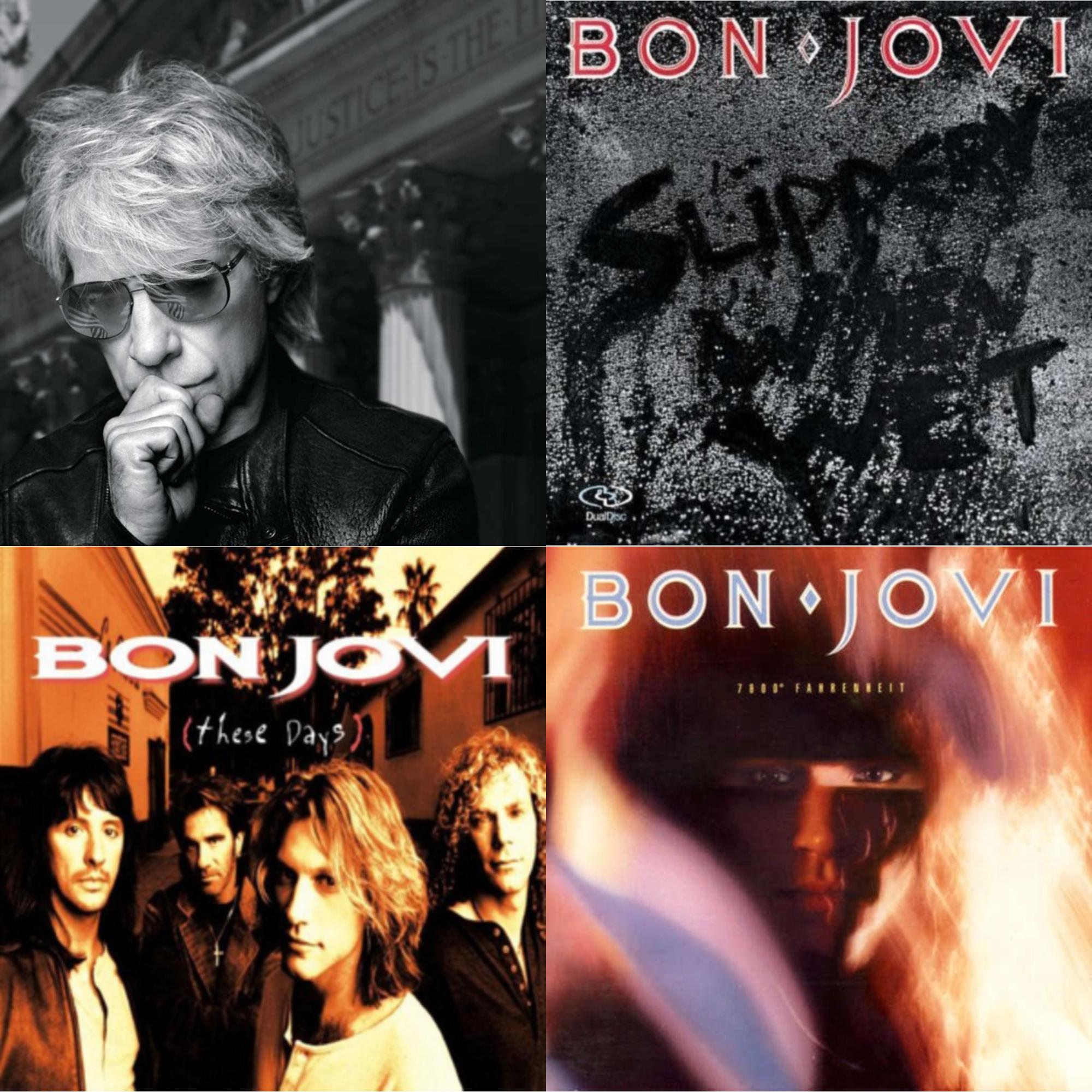 2020 (2LP/Gold Vinyl) & 7800º Fahrenheit (180G) & Slippery When Wet (180G) & These Days (180G)