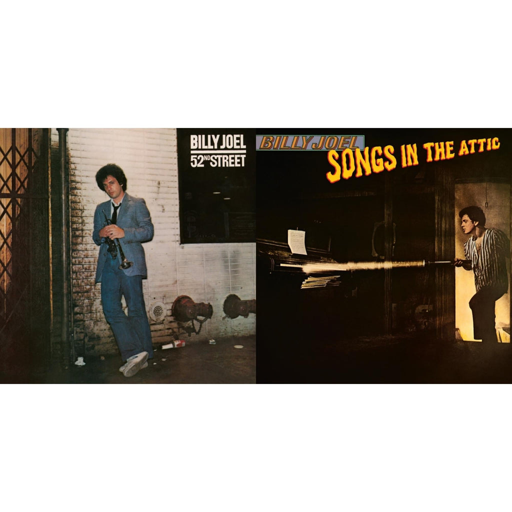 Billy Joel - 52Nd Street & Songs In The Attic - LP Vinyl Bundle