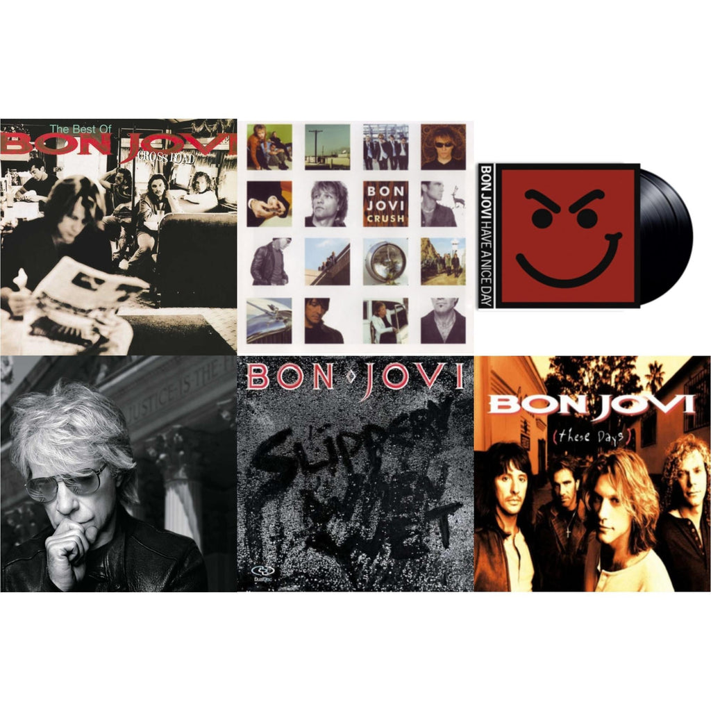Cross Road (2LP) & 2020 (2LP/Gold Vinyl) & Slippery When Wet (180G) & These Days (180G) & Crush (180G) & Have A Niceday (180G)
