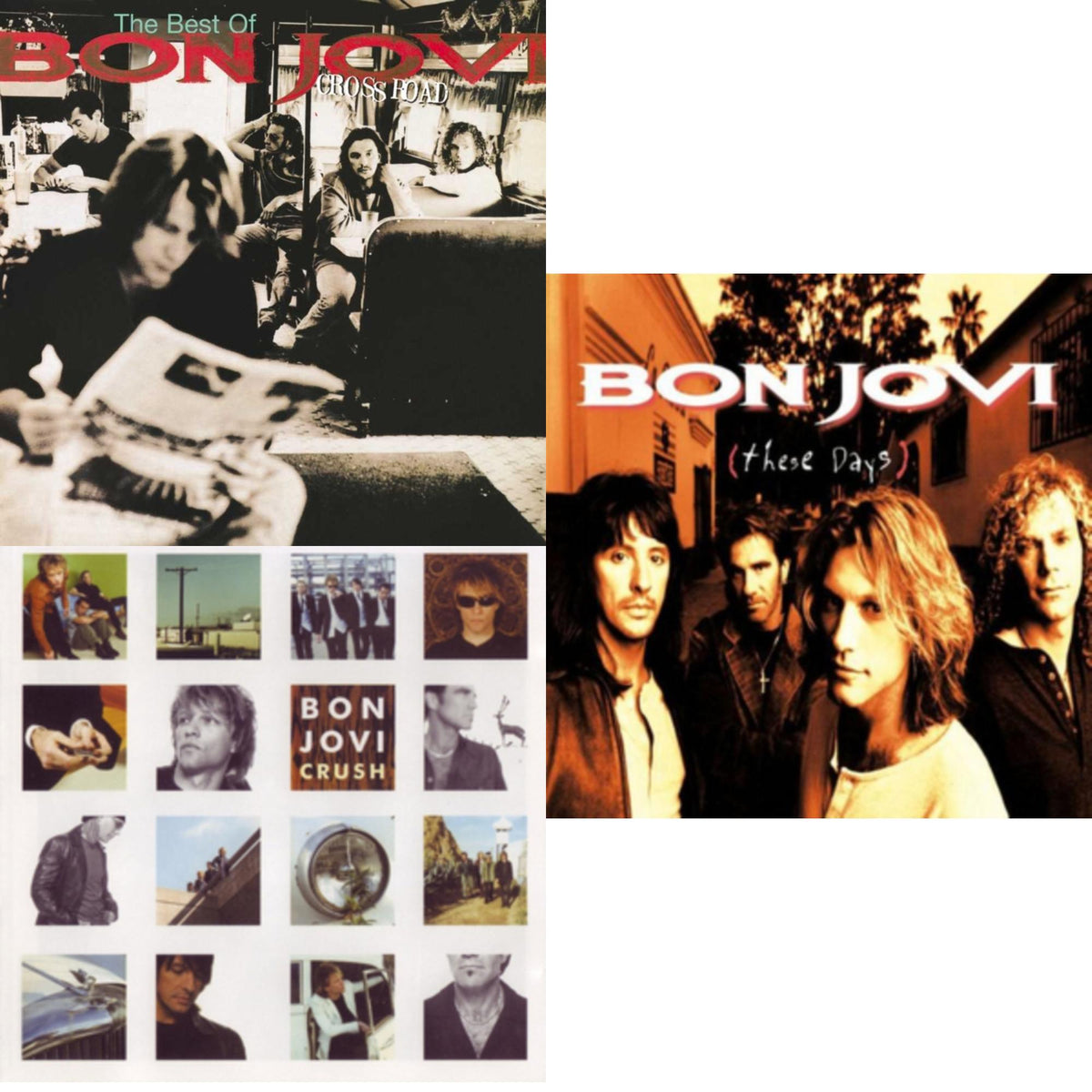 Cross Road (2LP) & These Days (180G) & Crush (180G)