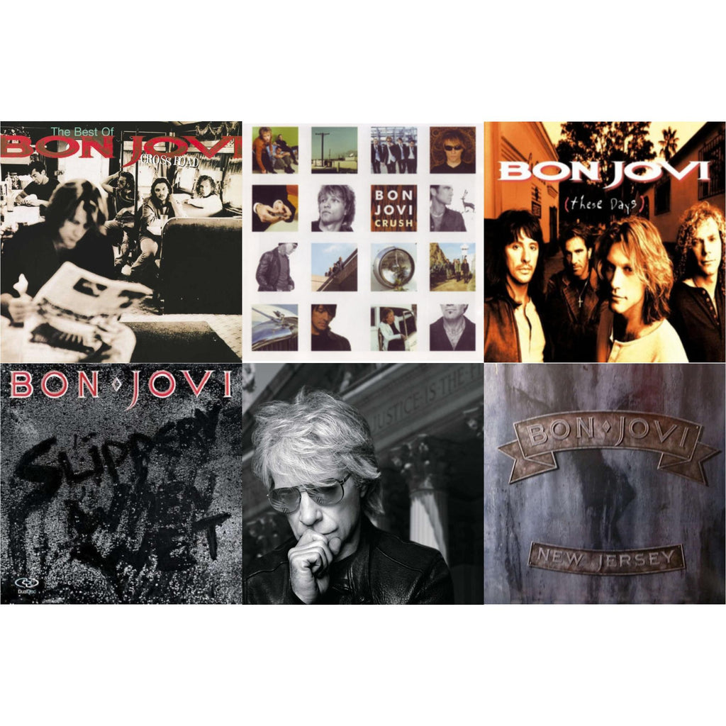 Cross Road (2LP) & 2020 (2LP/Gold Vinyl) & Slippery When Wet (180G) & New Jersey (180G) & These Days (180G) & Crush (180G)
