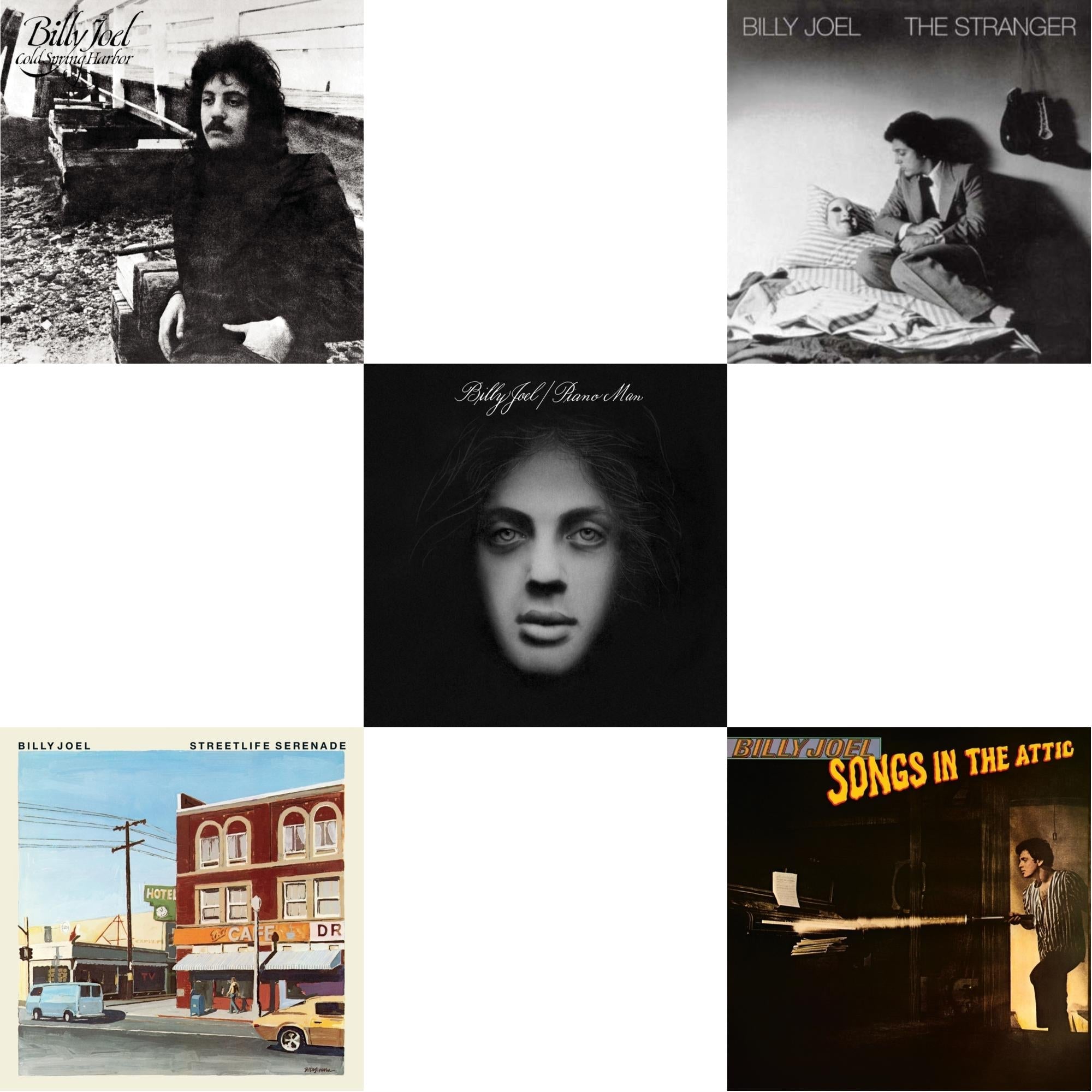 Cold Spring Harbor & Piano Man & Streetlife Serenade & Songs In The Attic & Stranger (180G)