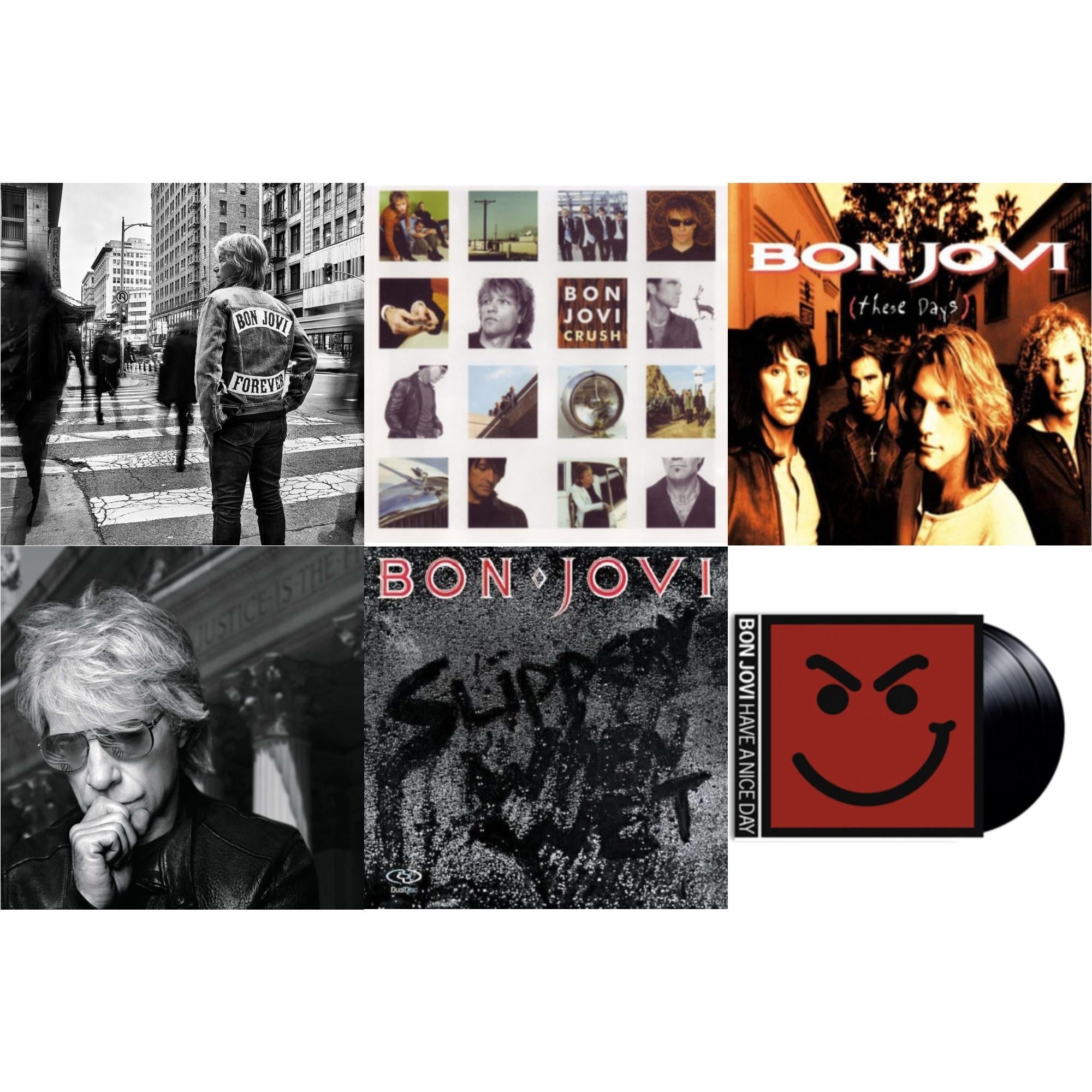 Forever & 2020 (2LP/Gold Vinyl) & Slippery When Wet (180G) & These Days (180G) & Crush (180G) & Have A Niceday (180G)