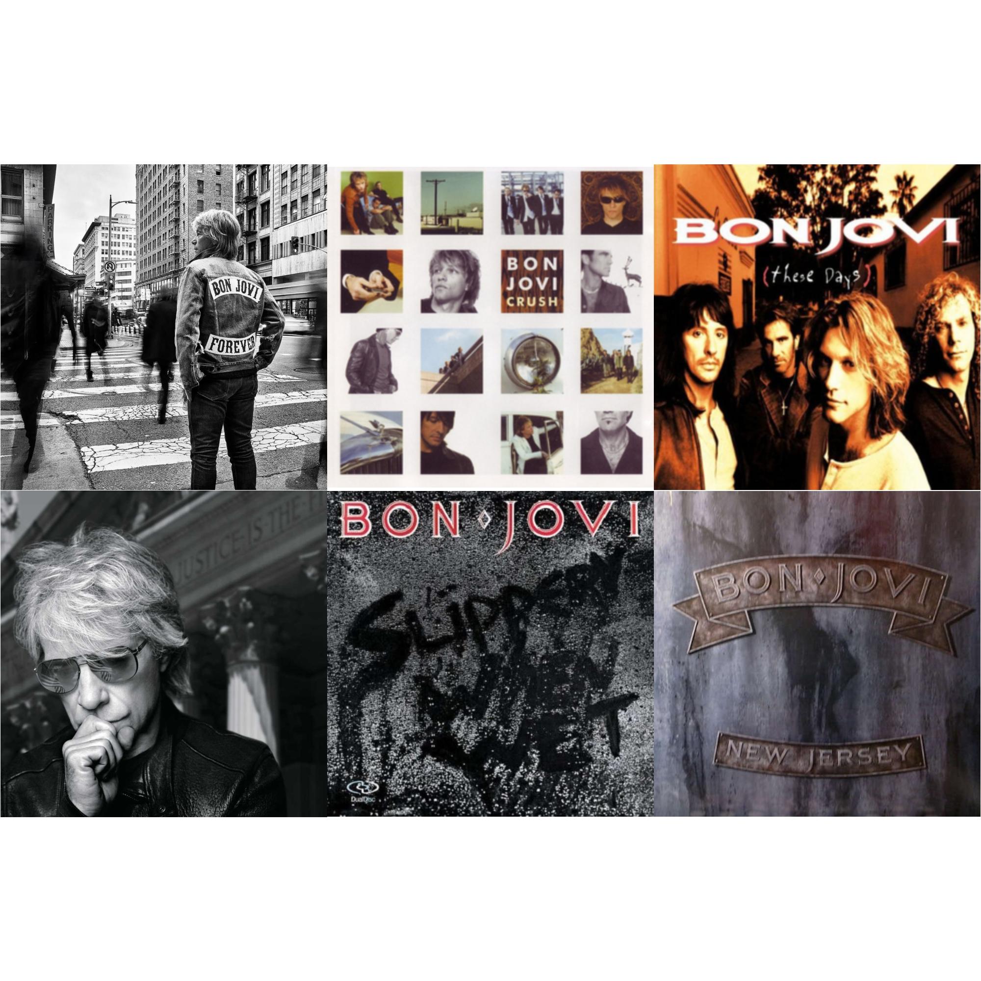 Forever & 2020 (2LP/Gold Vinyl) & Slippery When Wet (180G) & New Jersey (180G) & These Days (180G) & Crush (180G)
