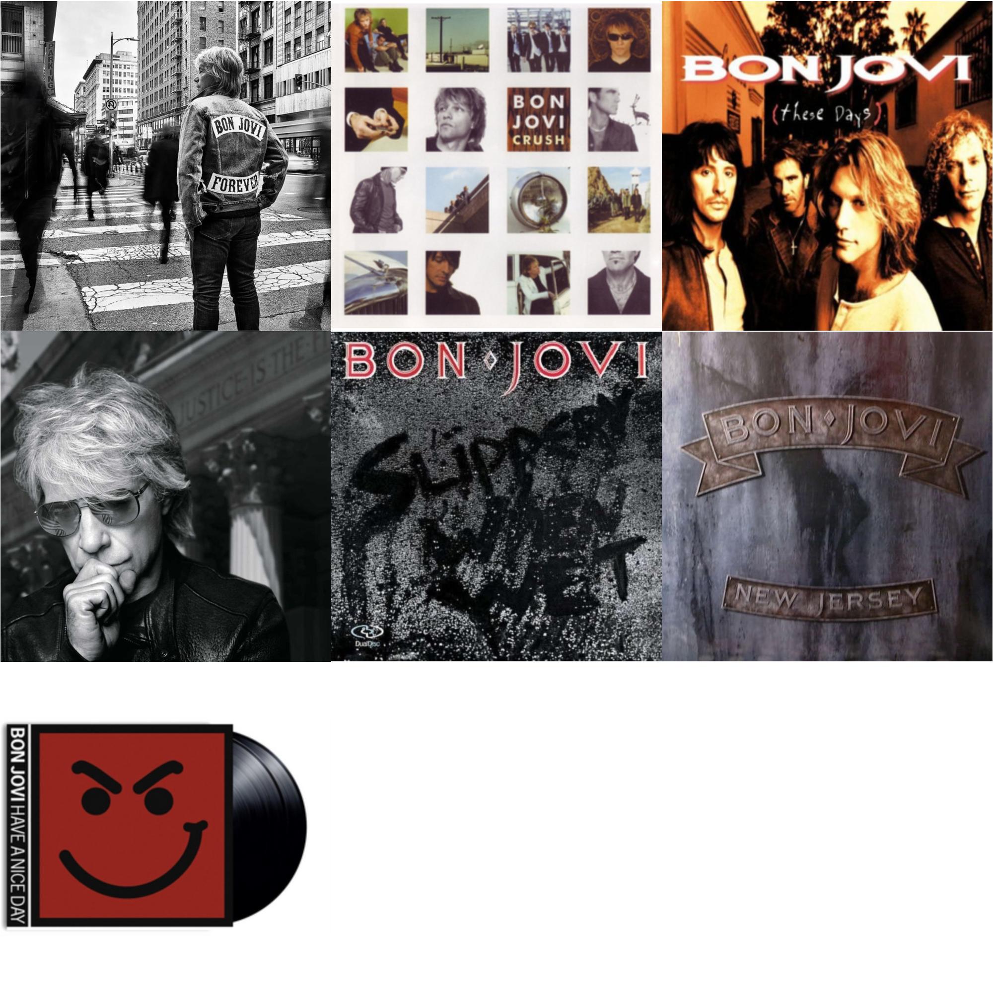 Forever & 2020 (2LP/Gold Vinyl) & Slippery When Wet (180G) & New Jersey (180G) & These Days (180G) & Crush (180G) & Have A Niceday (180G)