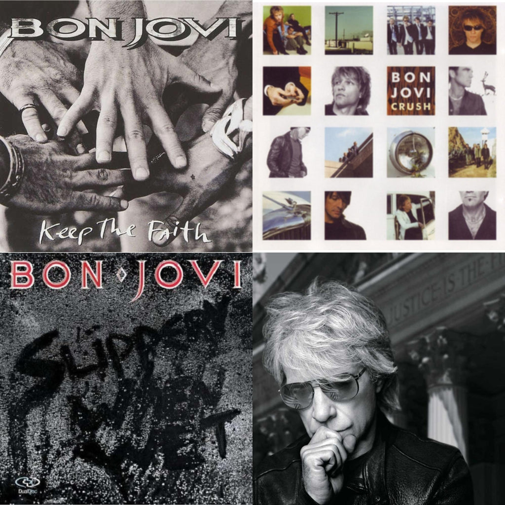 2020 (2LP/Gold Vinyl) & Slippery When Wet (180G) & Keep The Faith (180G) & Crush (180G)