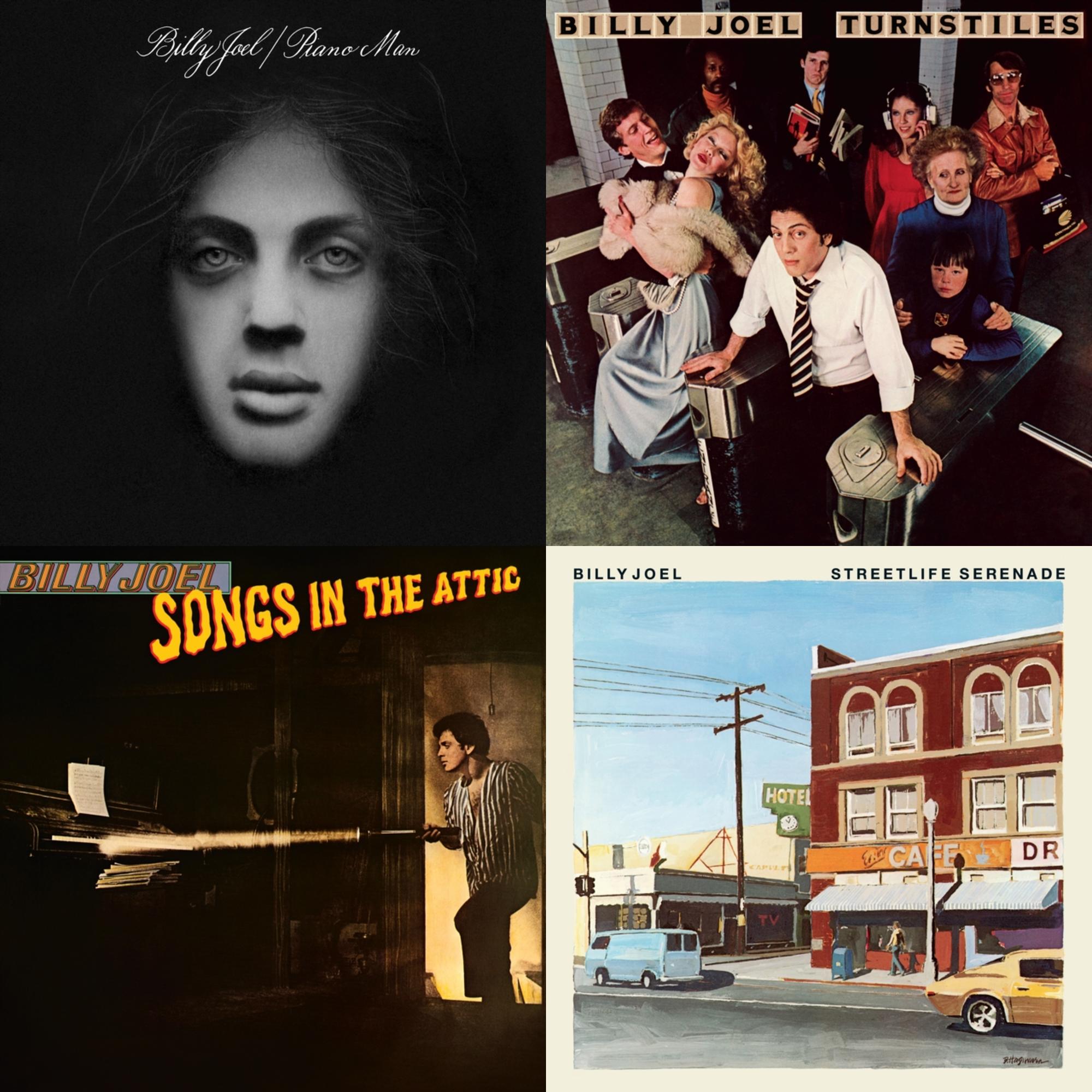 Piano Man & Streetlife Serenade & Turnstiles & Songs In The Attic