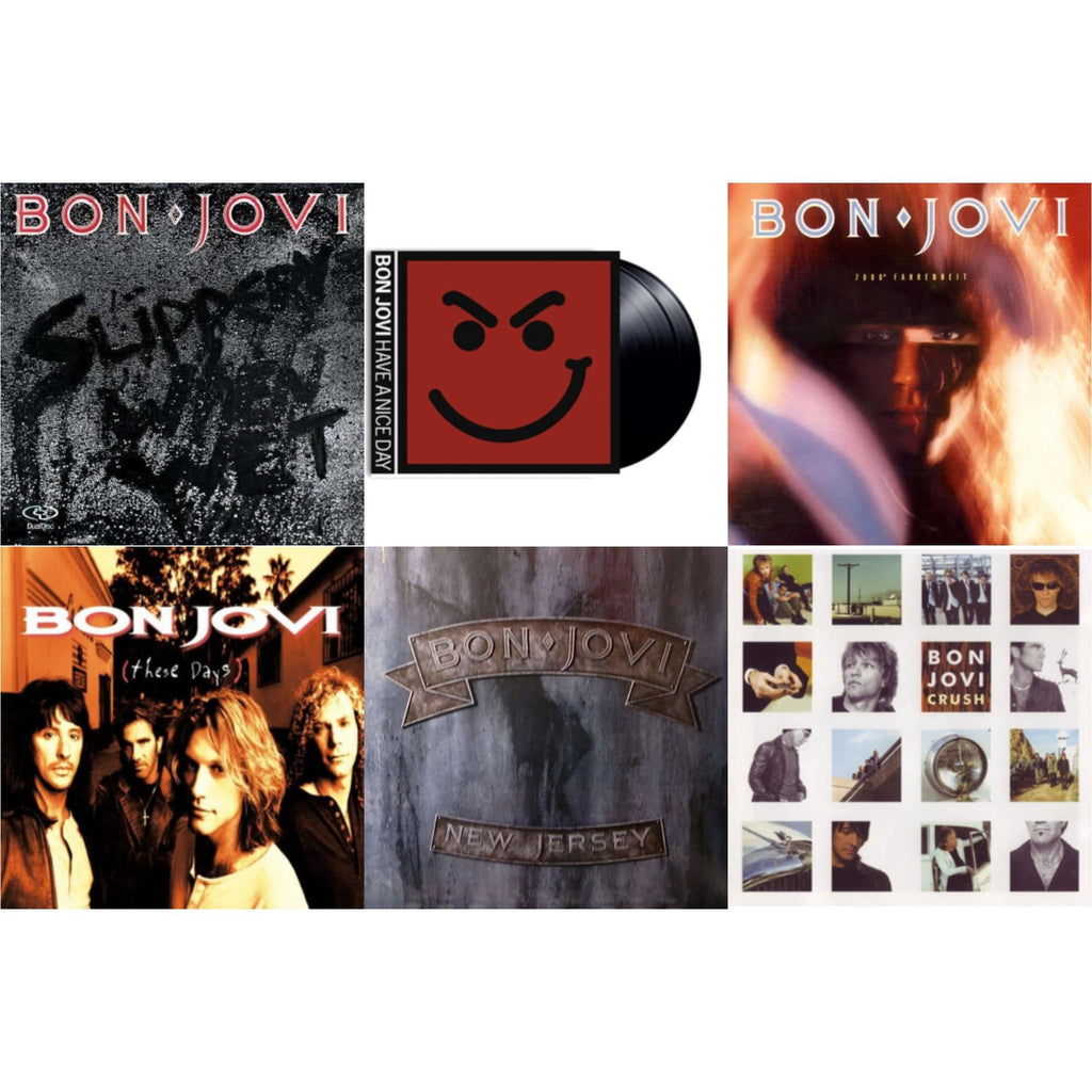 7800º Fahrenheit (180G) & Slippery When Wet (180G) & New Jersey (180G) & These Days (180G) & Crush (180G) & Have A Niceday (180G)