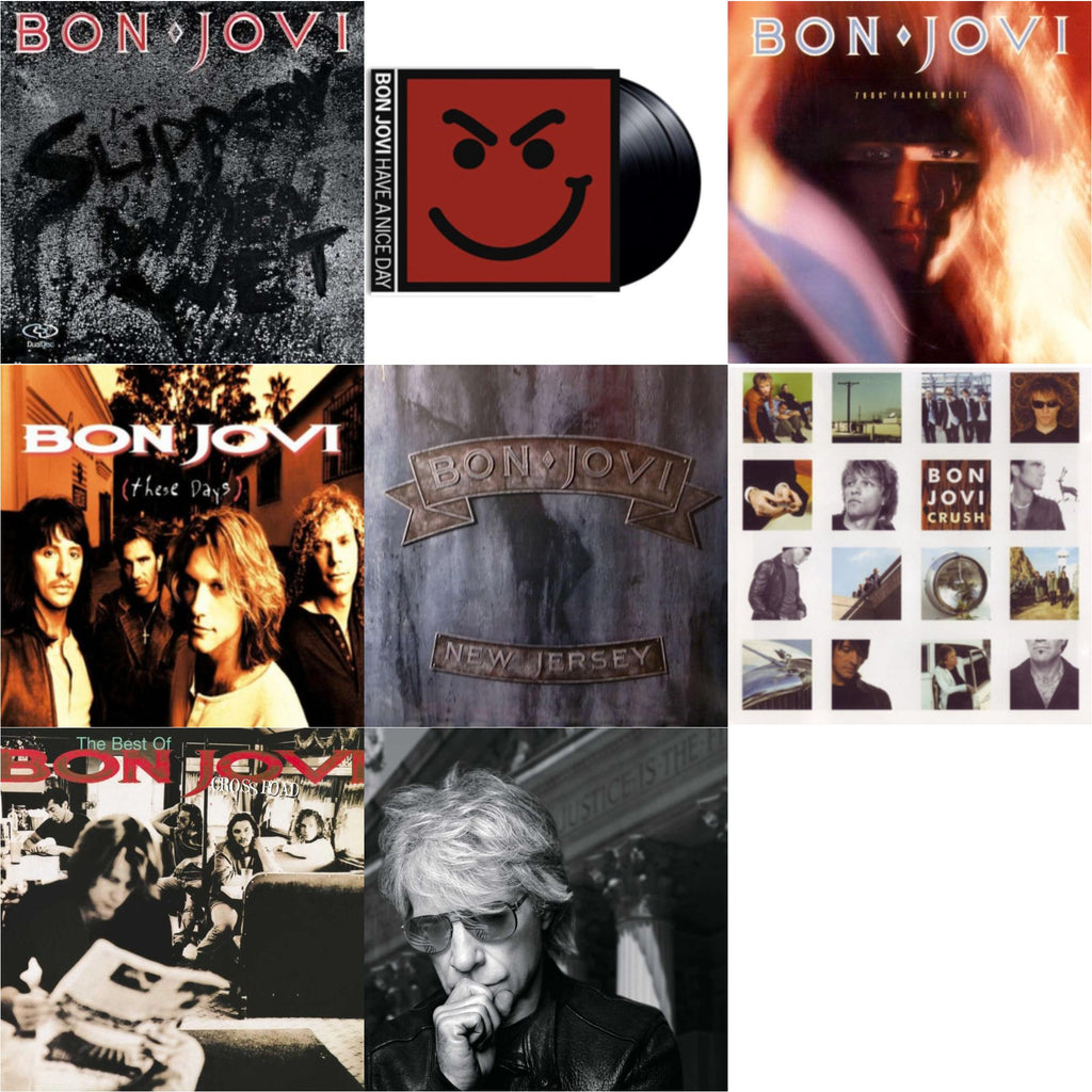 Cross Road (2LP) & 2020 (2LP/Gold Vinyl) & 7800º Fahrenheit (180G) & Slippery When Wet (180G) & New Jersey (180G) & These Days (180G) & Crush (180G) & Have A Niceday (180G)