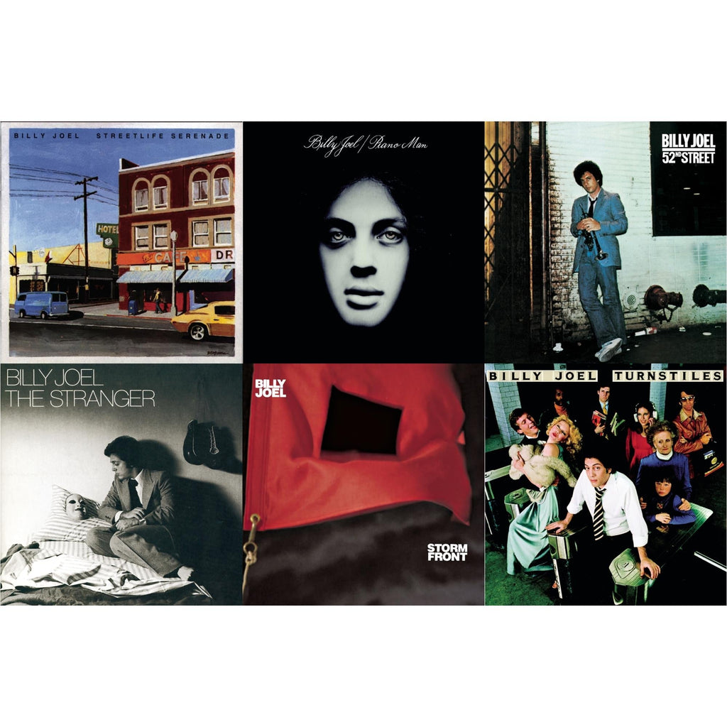 Billy Joel - Streetlife Serenade & Piano Man & 52Nd Street & Stranger & Stormfront & Turnstiles - CD Bundle