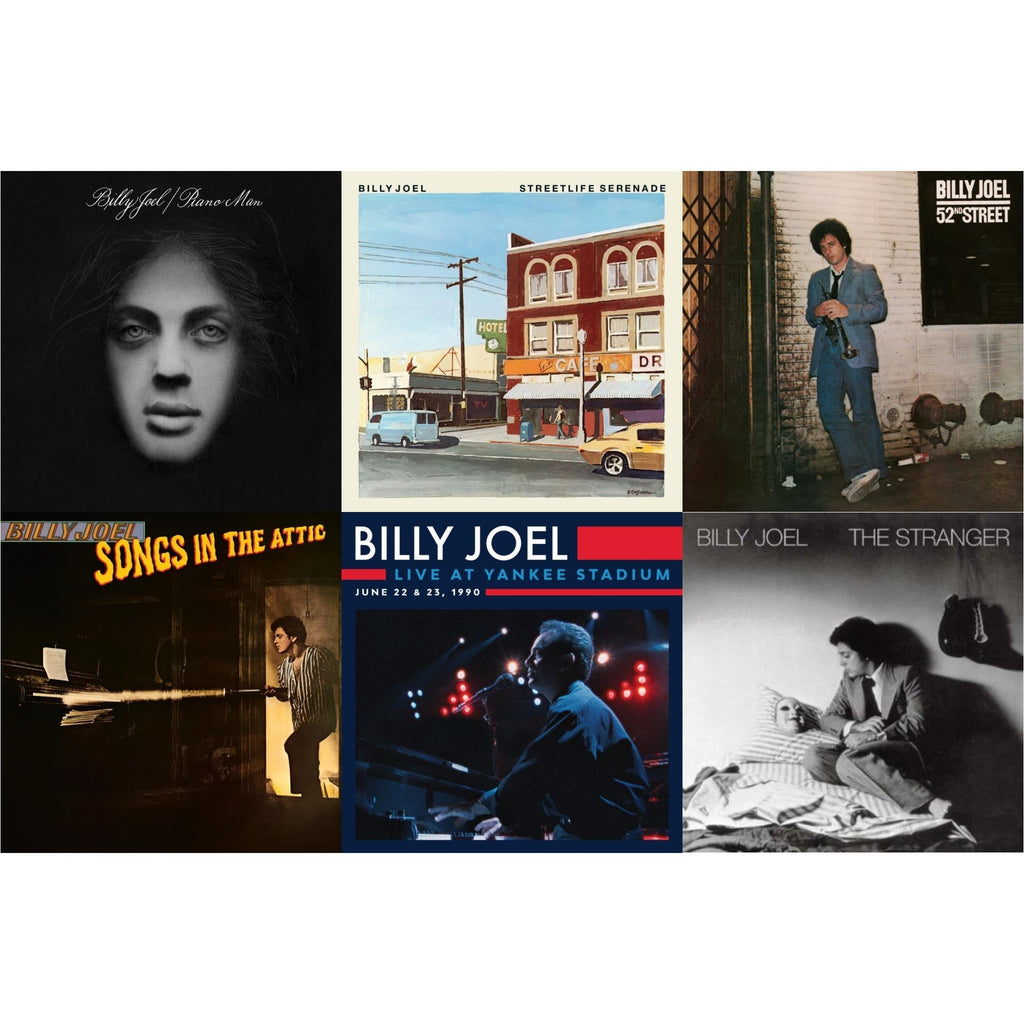 Piano Man & Streetlife Serenade & 52Nd Street & Songs In The Attic & Live At Yankee Stadium (3LP) & Stranger (180G)