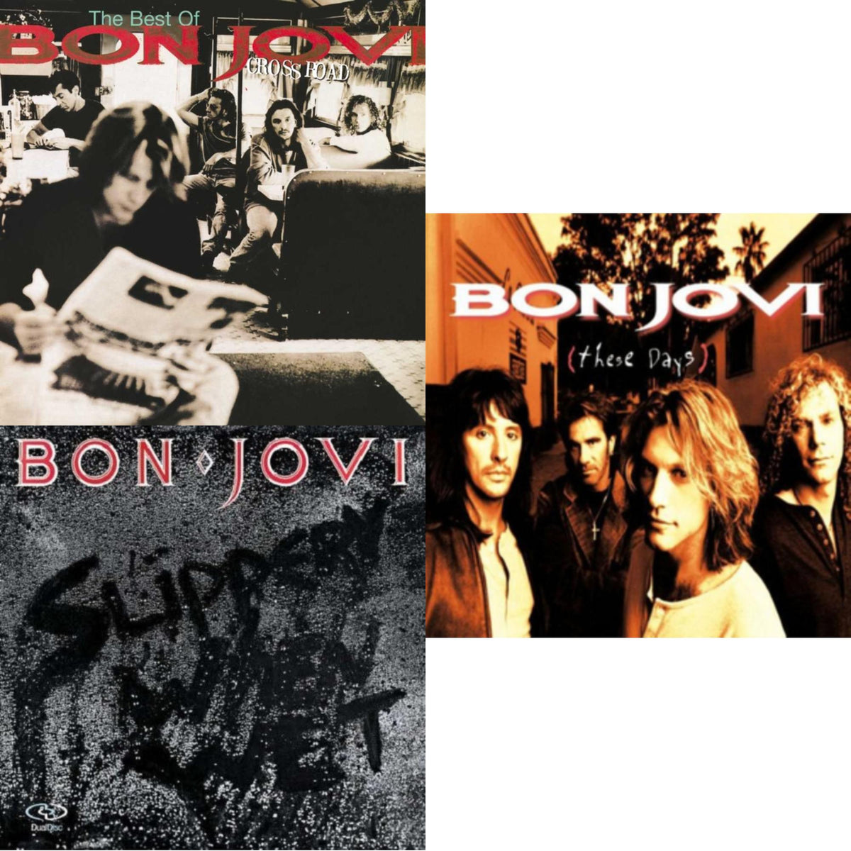 Cross Road (2LP) & Slippery When Wet (180G) & These Days (180G)