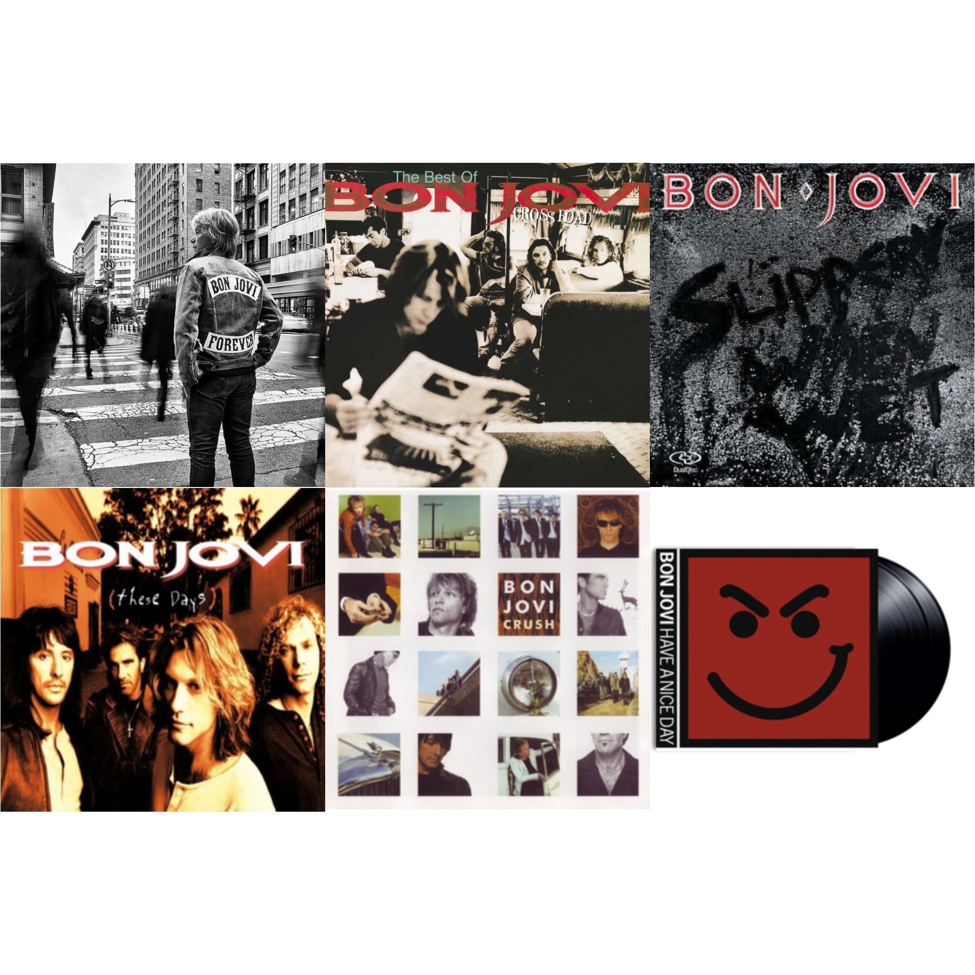 Forever & Cross Road (2LP) & Slippery When Wet (180G) & These Days (180G) & Crush (180G) & Have A Niceday (180G)