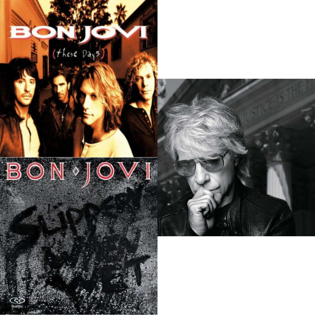 Bon Jovi - These Days (180G) & Slippery When Wet (180G) & 2020 (2LP/Gold Vinyl)