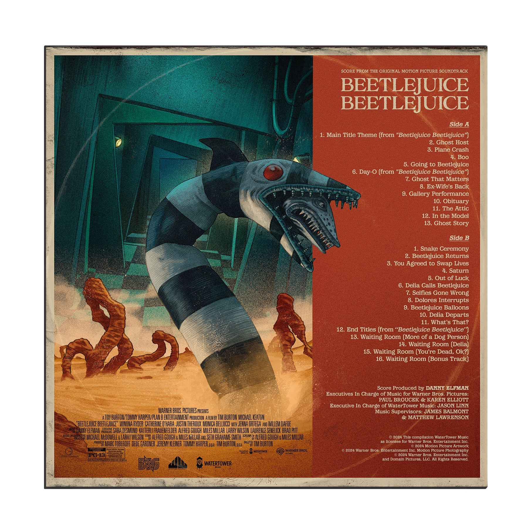 Beetlejuice Beetlejuice Original Score (Neitherworld Acid Bath) Vinyl Record