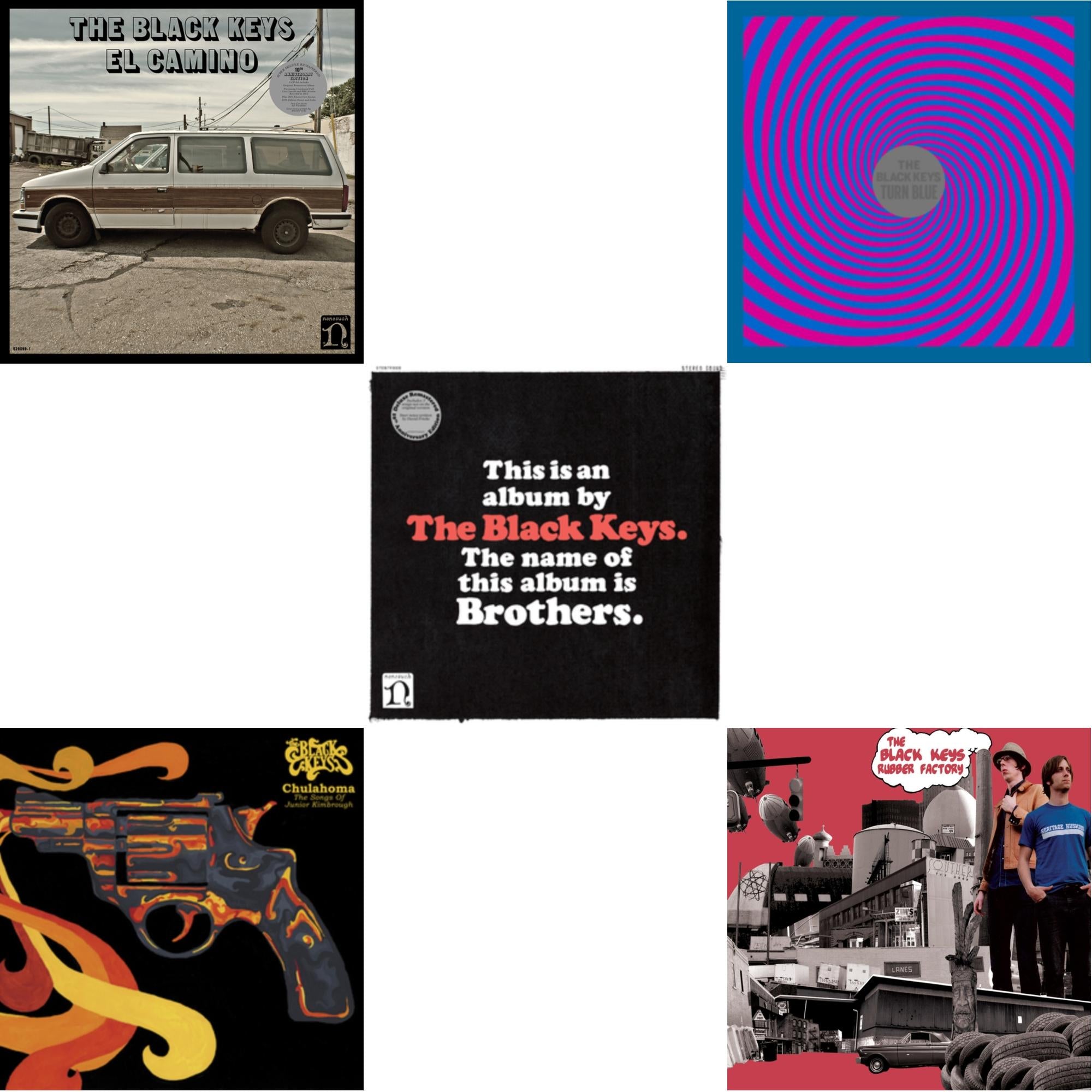 Rubber Factory & El Camino (10Th Anniversary Deluxe Edition/3LP) & Brothers (Deluxe Remastered Anniversary Edition) & Turn Blue & Chulahoma