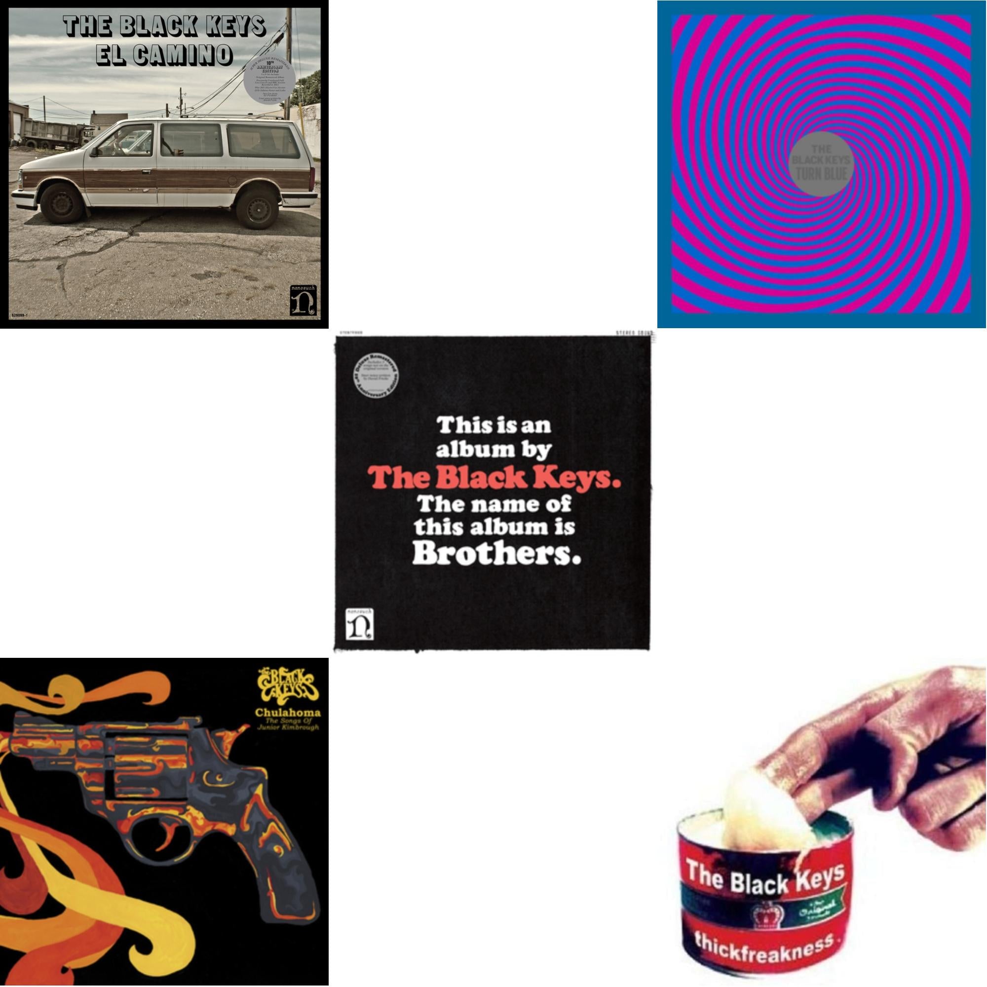Thickfreakness & El Camino (10Th Anniversary Deluxe Edition/3LP) & Brothers (Deluxe Remastered Anniversary Edition) & Turn Blue & Chulahoma