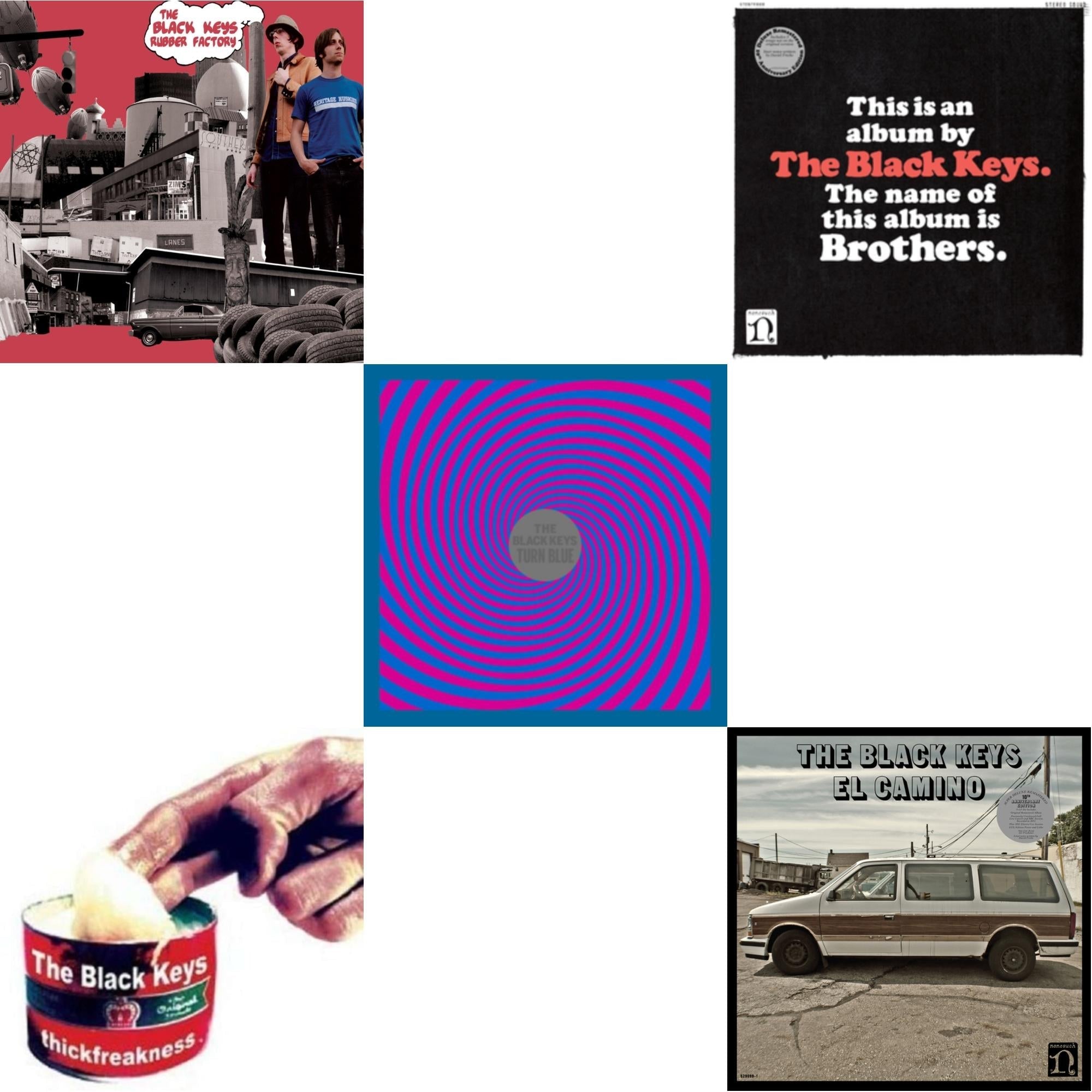Thickfreakness & Rubber Factory & El Camino (10Th Anniversary Deluxe Edition/3LP) & Brothers (Deluxe Remastered Anniversary Edition) & Turn Blue