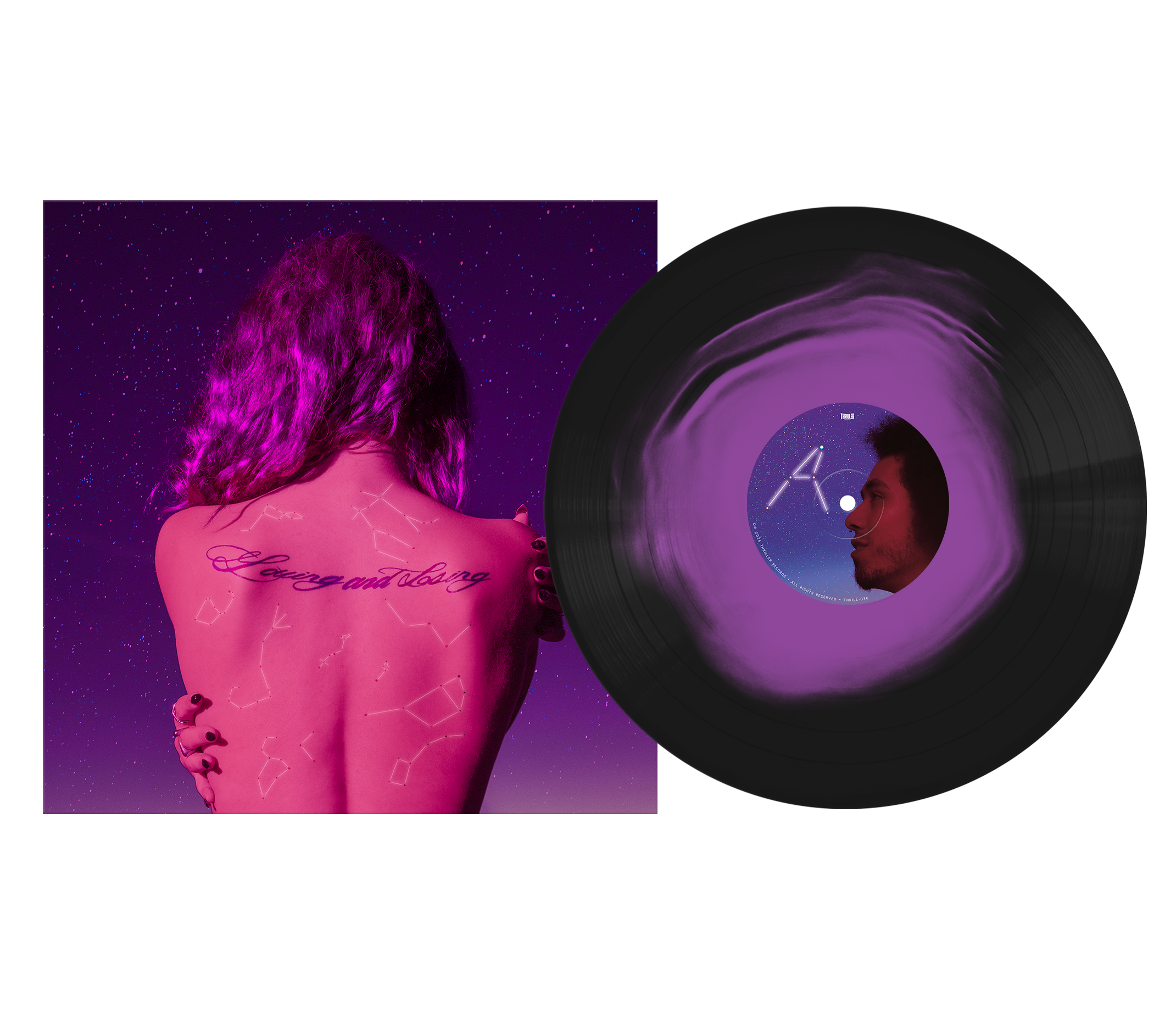 Honey Revenge - Loving and Losing LP (Exclusive - Limited to 500, Purple & Black Color-in-Color Vinyl) Vinyl Record