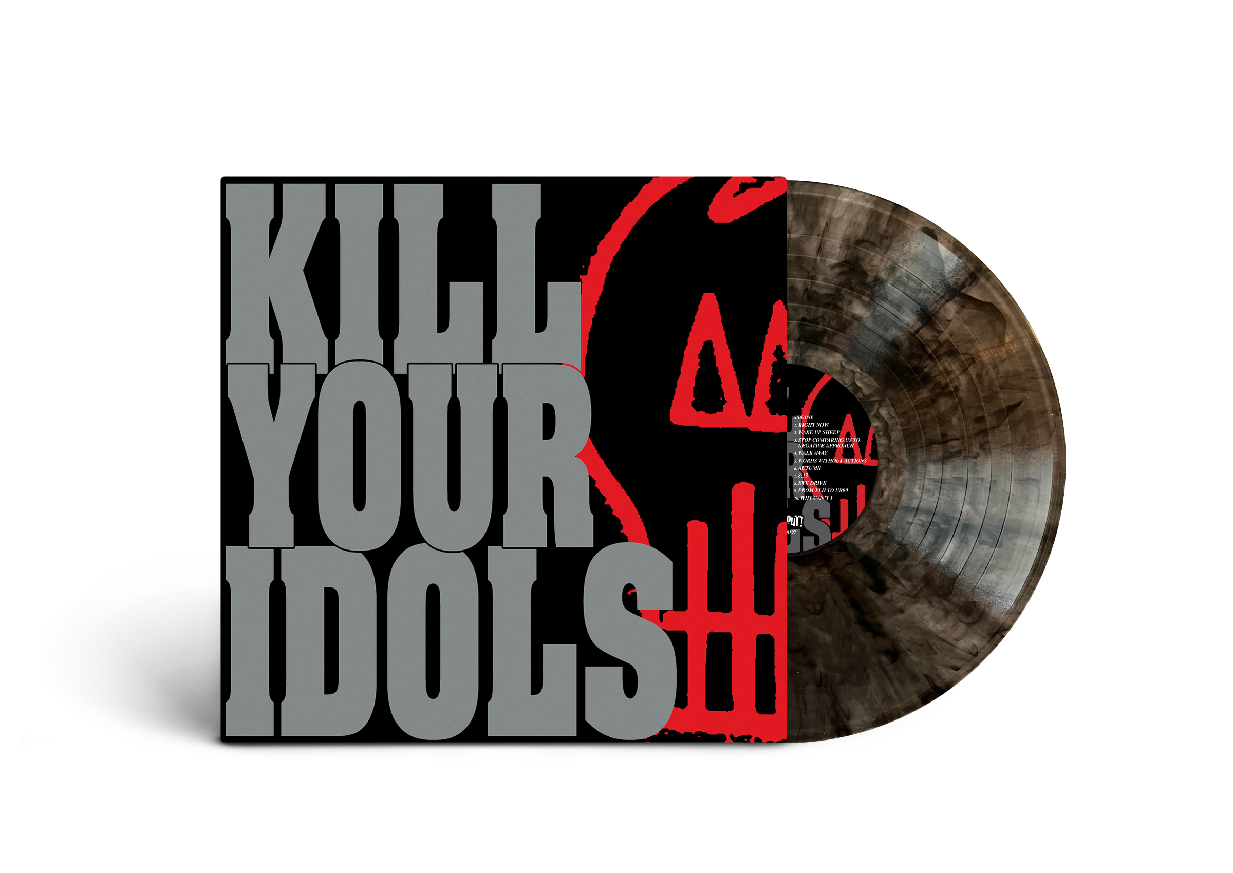 Kill Your Idols ‘No Gimmicks Needed’ LP (Limited Edition – Only 100 Made, Clear Smoke Vinyl) Vinyl Record