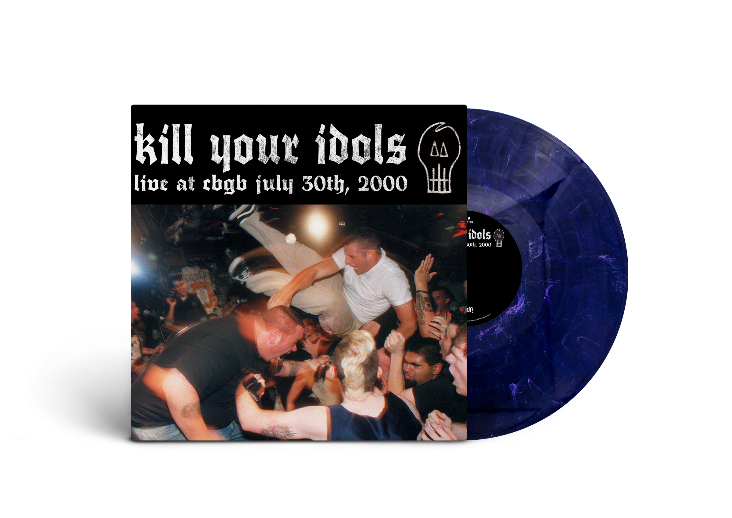 Kill Your Idols Live CBGB’ LP (Limited Edition – Only 100 Made, Deep Purple Swirl Vinyl) Vinyl Record