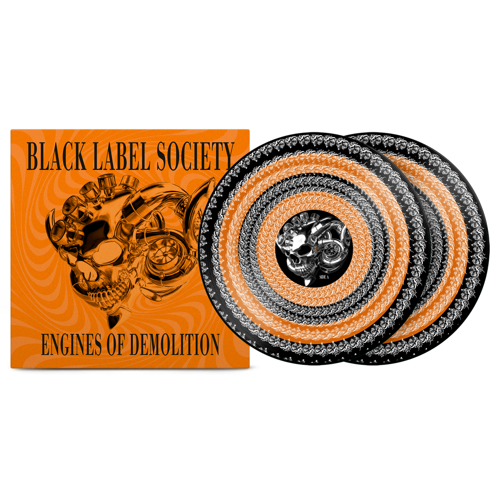 Black Label Society – Engines of Demolition Orange Zoetrope Vinyl Record
