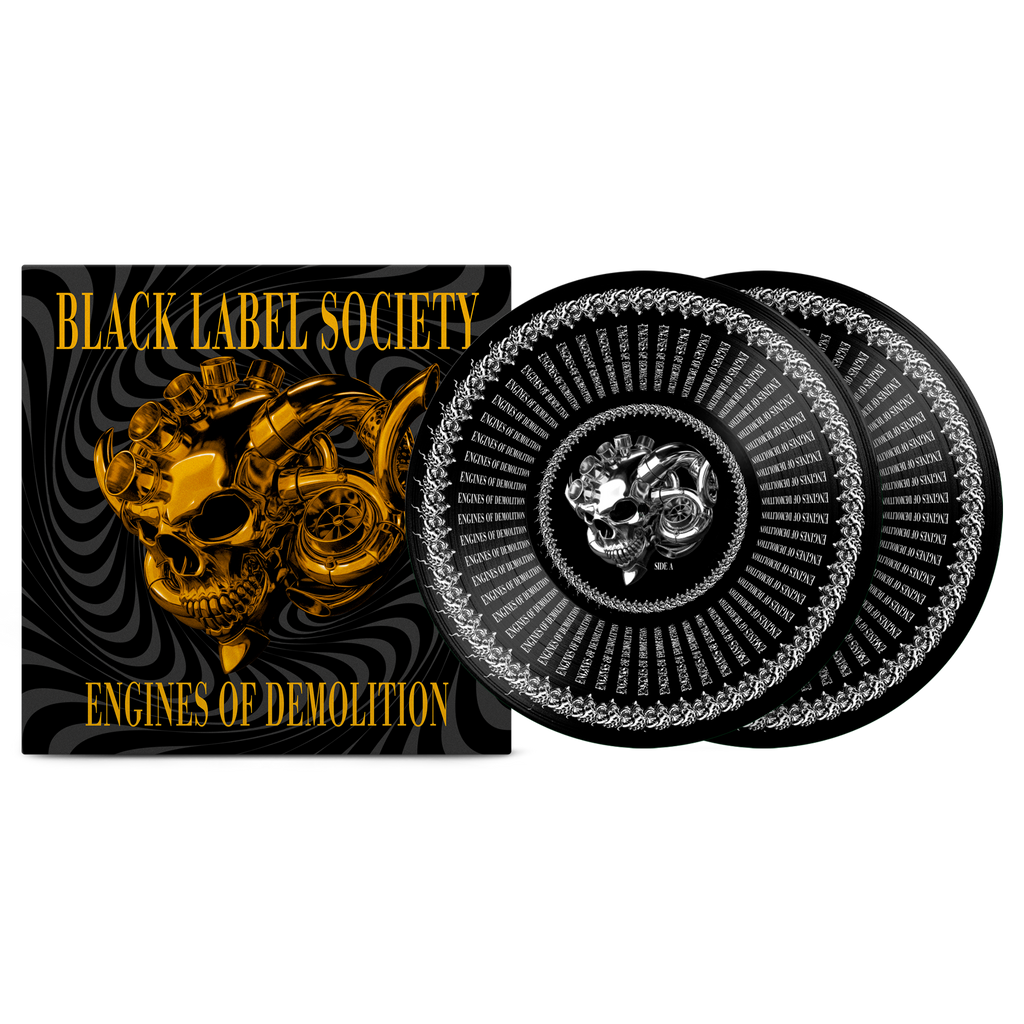 Black Label Society – Engines of Demolition Gold Zoetrope Vinyl Record