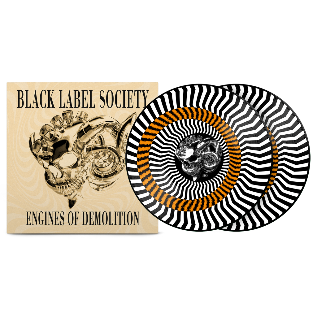 Black Label Society – Engines of Demolition Custard Zoetrope Vinyl Record