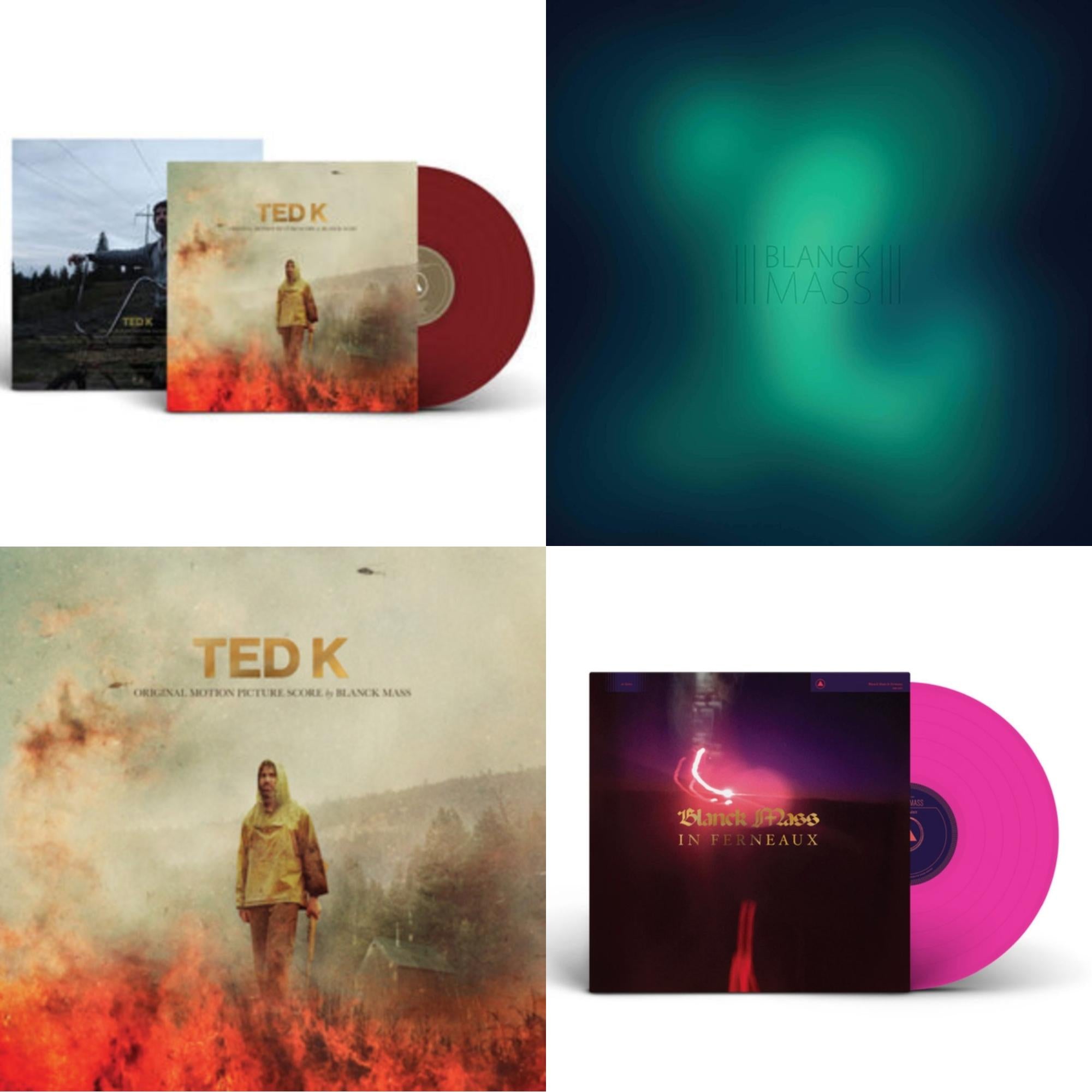 Blanck Mass - Ted K Original Score (Opaque Red LP Vinyl) & Blanck Mass (Clear Vinyl/2LP) & Ted K: Original Score & In Ferneaux (Magenta LP Vinyl) (I)