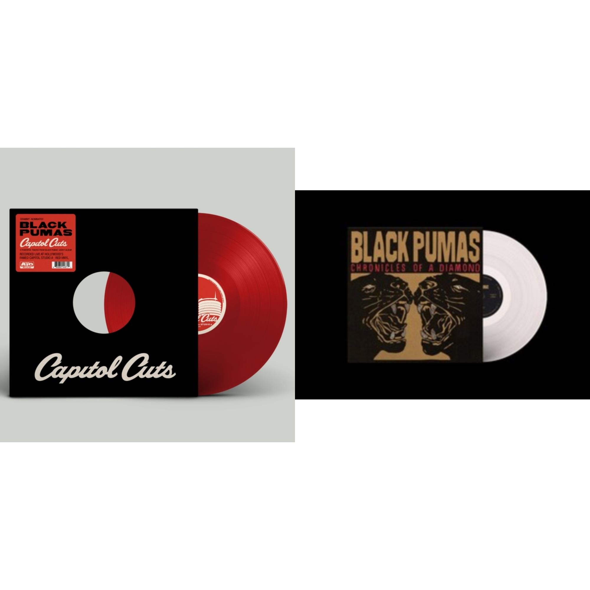 Black Pumas - Chronicles Of A Diamond (Clear LP Vinyl) & Capitol Cuts - Live From Studio A (Red LP Vinyl)