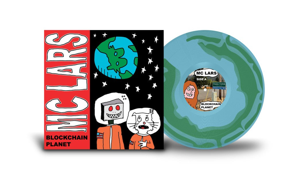 Blockchain Planet - Planetary Swirl LP Vinyl Record
