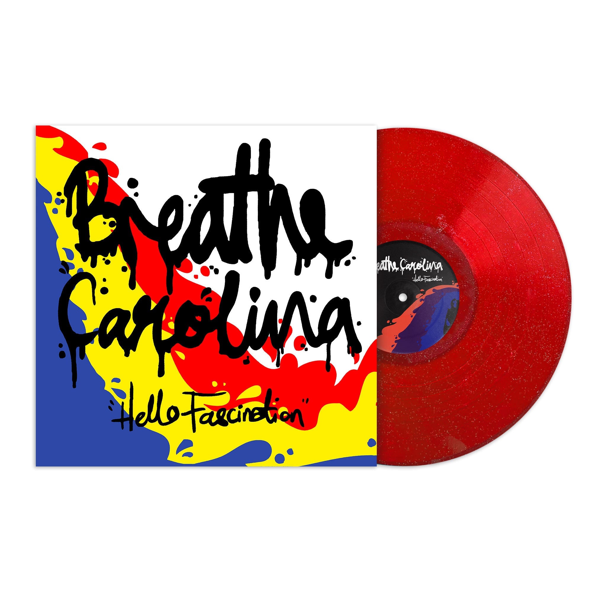 Breathe Carolina - Hello Fascination LP (Exclusive Limited Edition of 200 - Ruby Glitter Vinyl) Vinyl Record