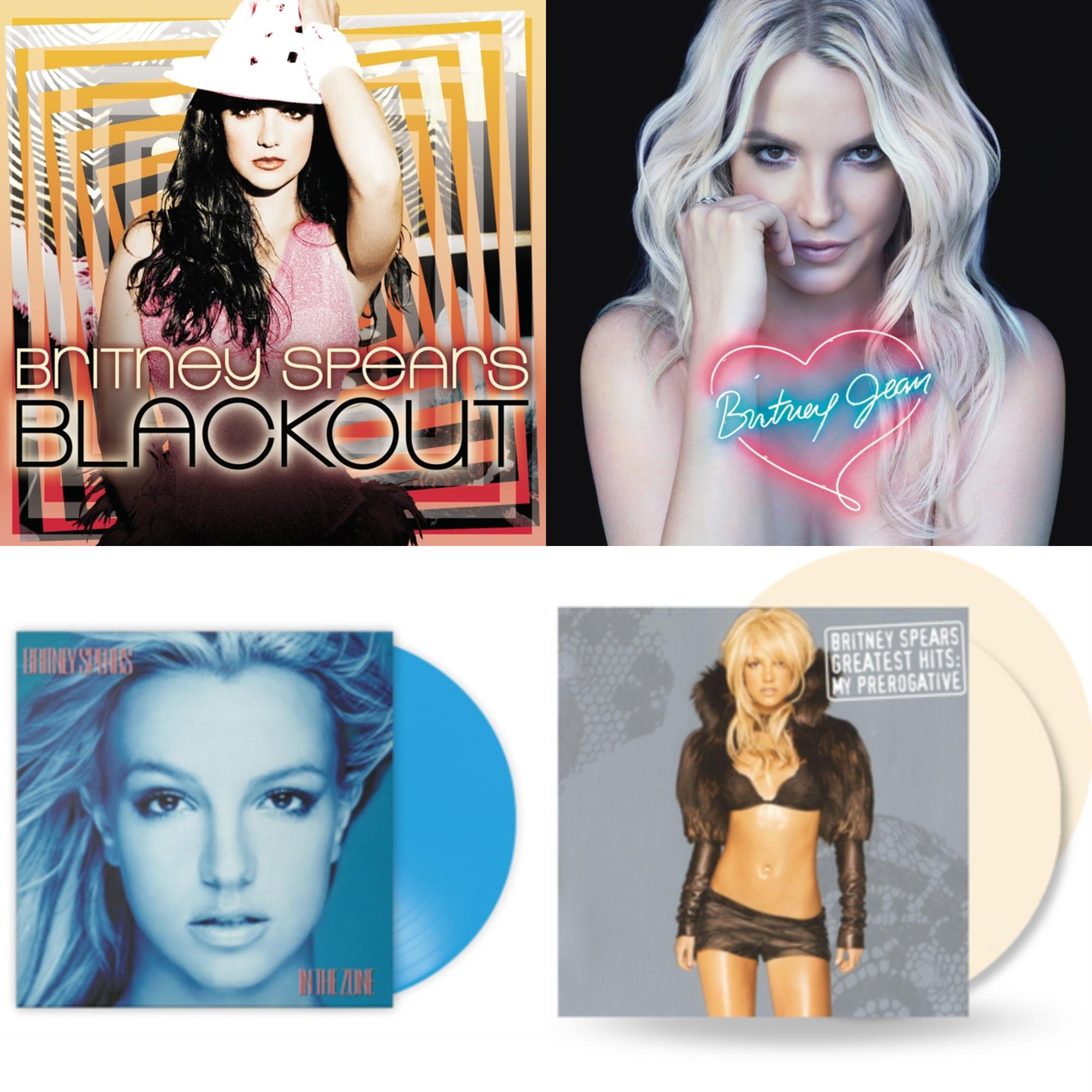 Blackout & Britney Jean & In The Zone (Blue LP Vinyl/Import) & Greatest Hits: My Prerogative (2LP/Cream Vinyl/Import)